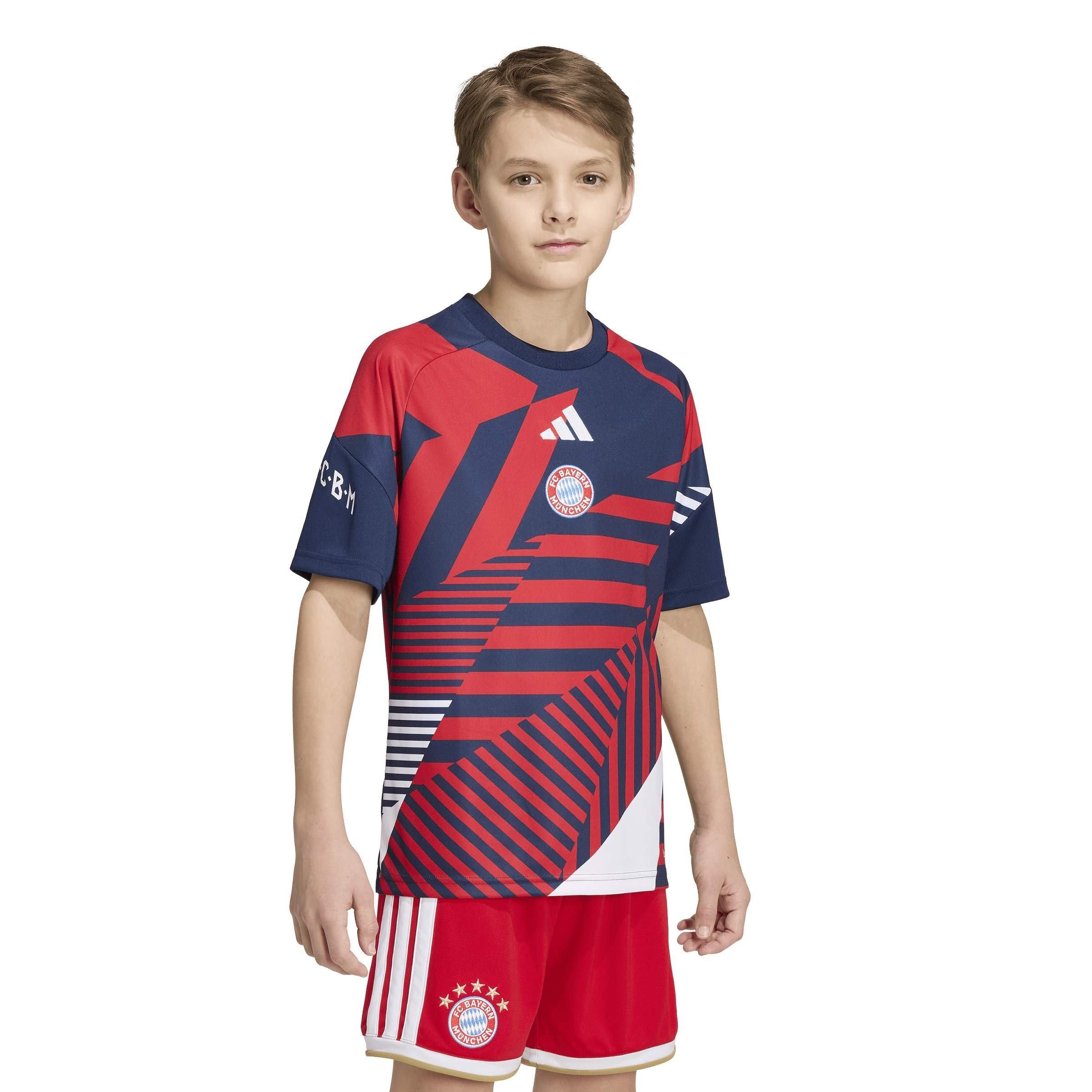 Navy/Red - adidas - Bayern Munich Pre Match Shirt 2026/27 Juniors - 5