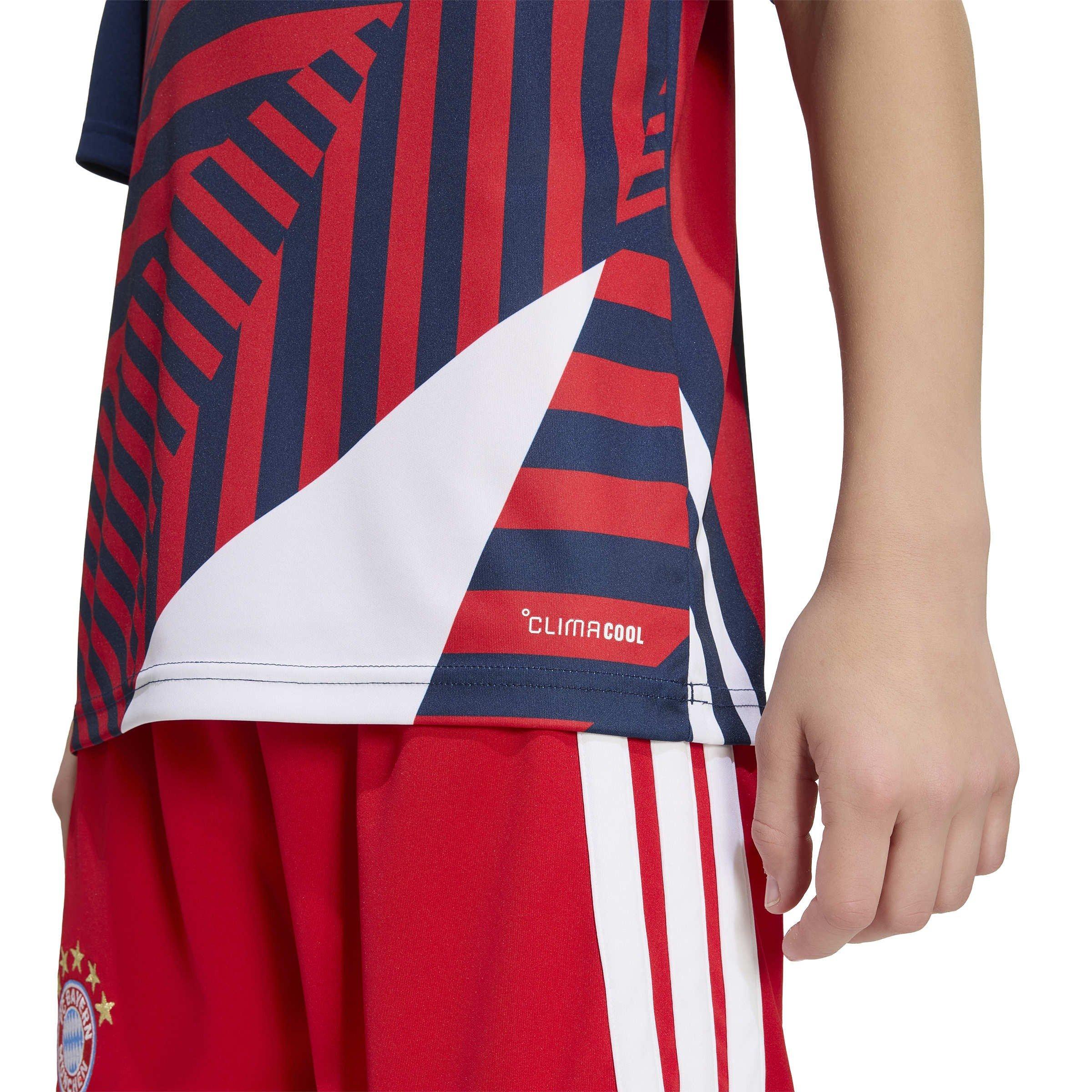 Navy/Red - adidas - Bayern Munich Pre Match Shirt 2026/27 Juniors - 9