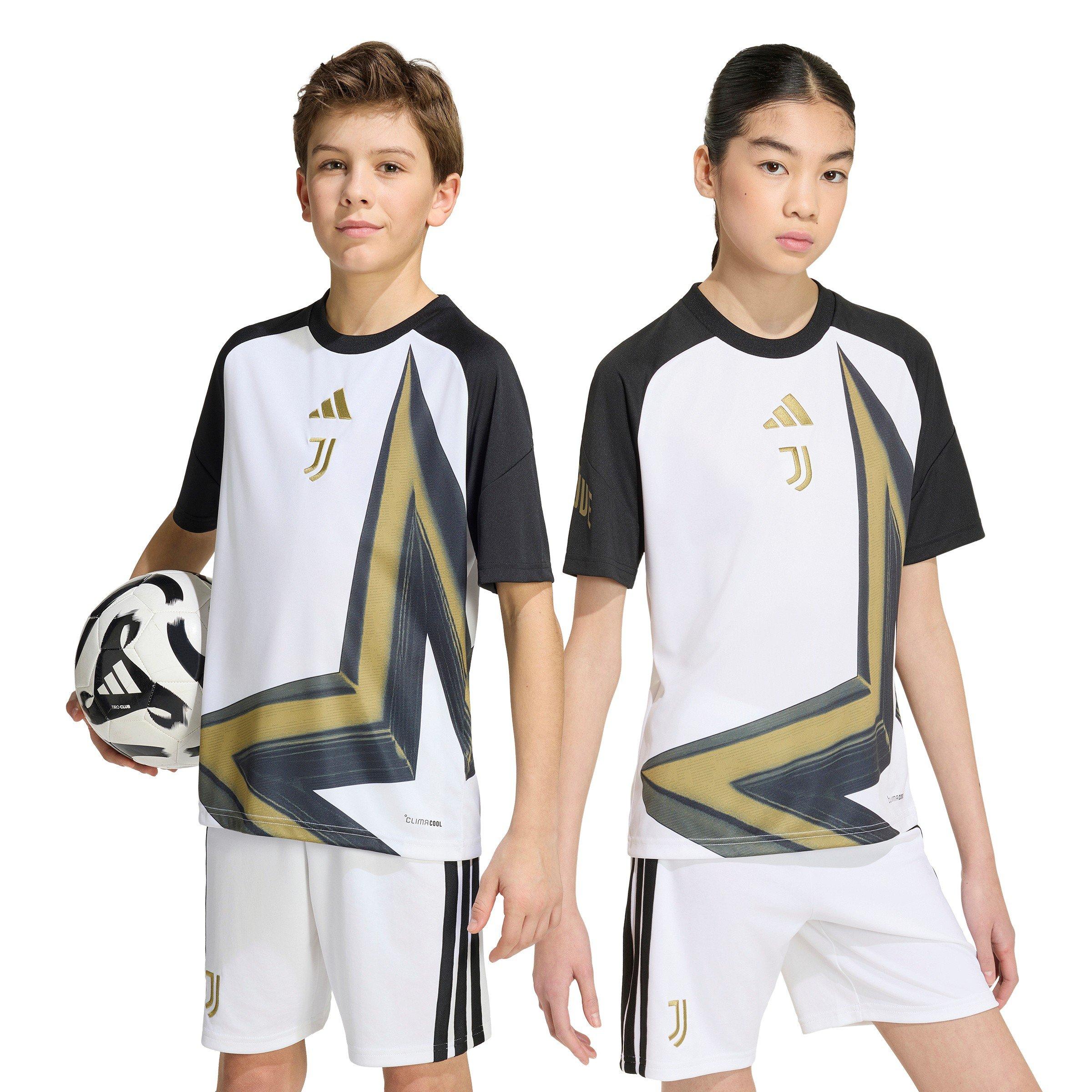 Wit/Zwart - adidas - Juventus Pre Match Shirt 2026/27 Juniors - 3