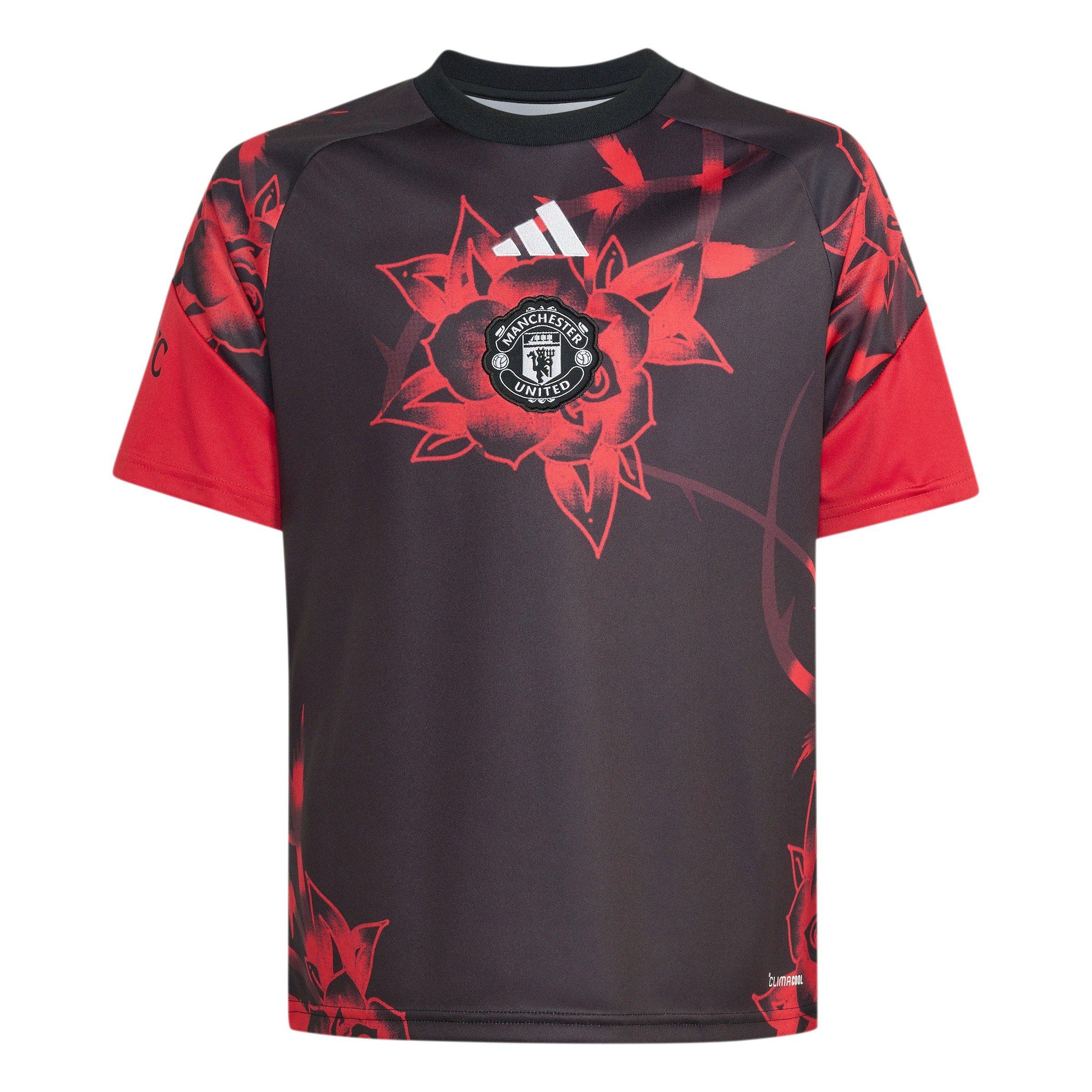 Schwarz/Rot - adidas - Manchester United Pre Match Shirt 2026/27 Juniors - 1