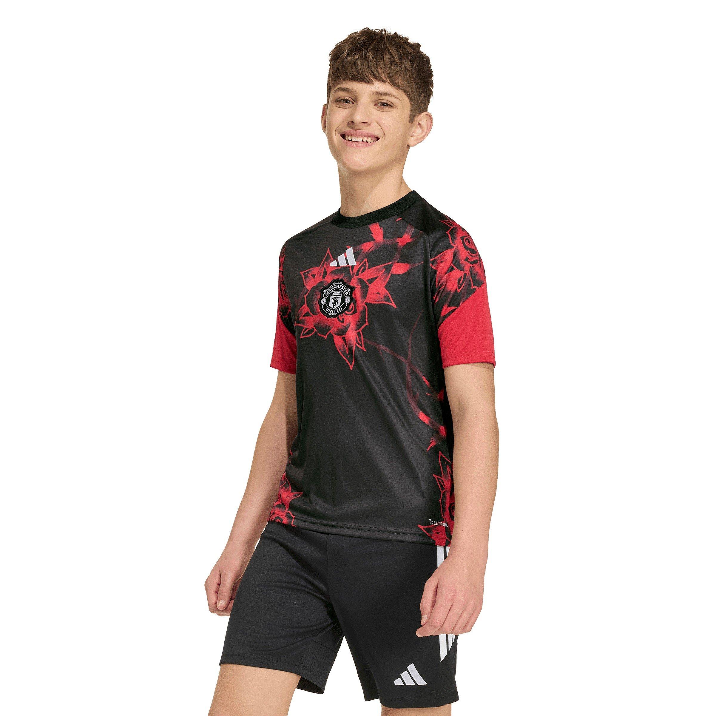 Schwarz/Rot - adidas - Manchester United Pre Match Shirt 2026/27 Juniors - 3