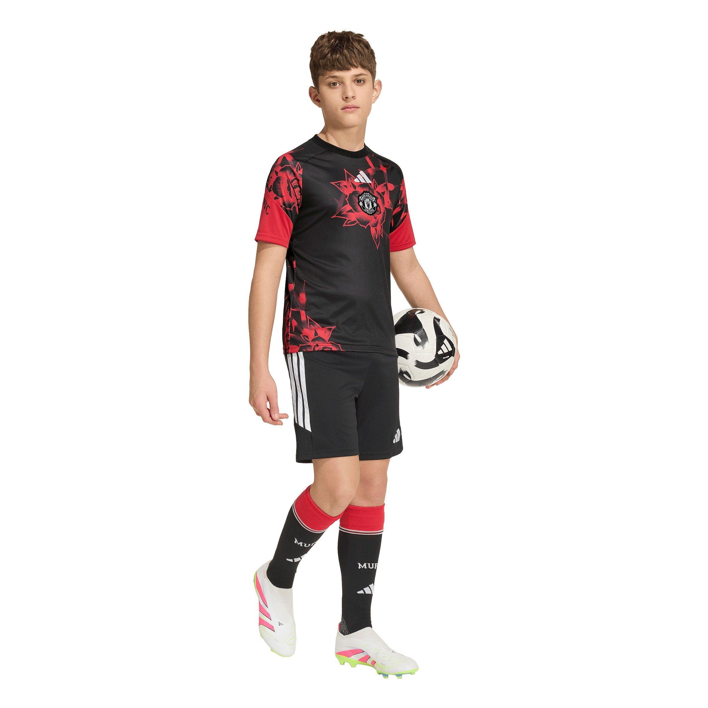 Schwarz/Rot - adidas - Manchester United Pre Match Shirt 2026/27 Juniors - 7