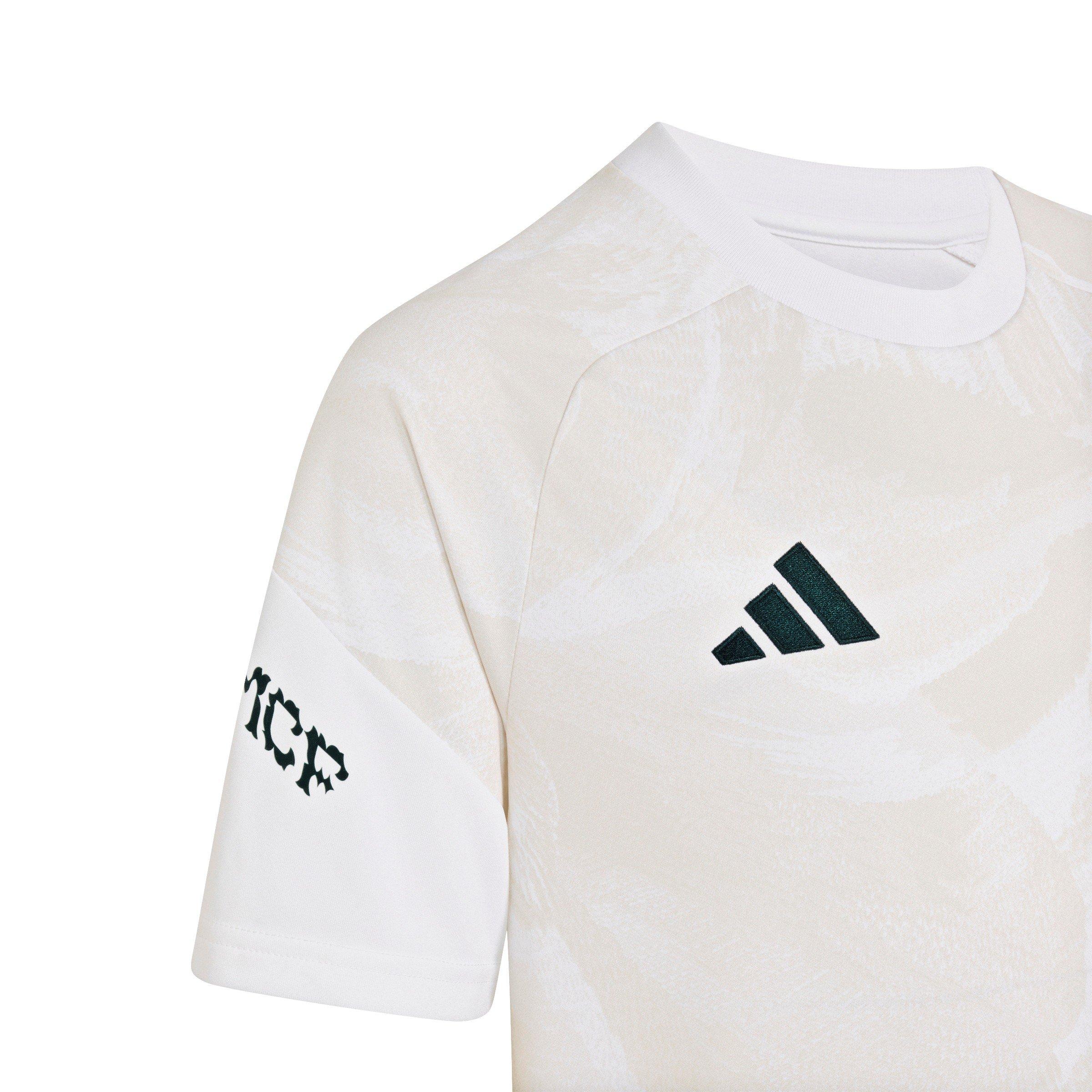 White/Green - adidas - Real Madrid Pre Match Shirt 2026/27 Juniors - 4