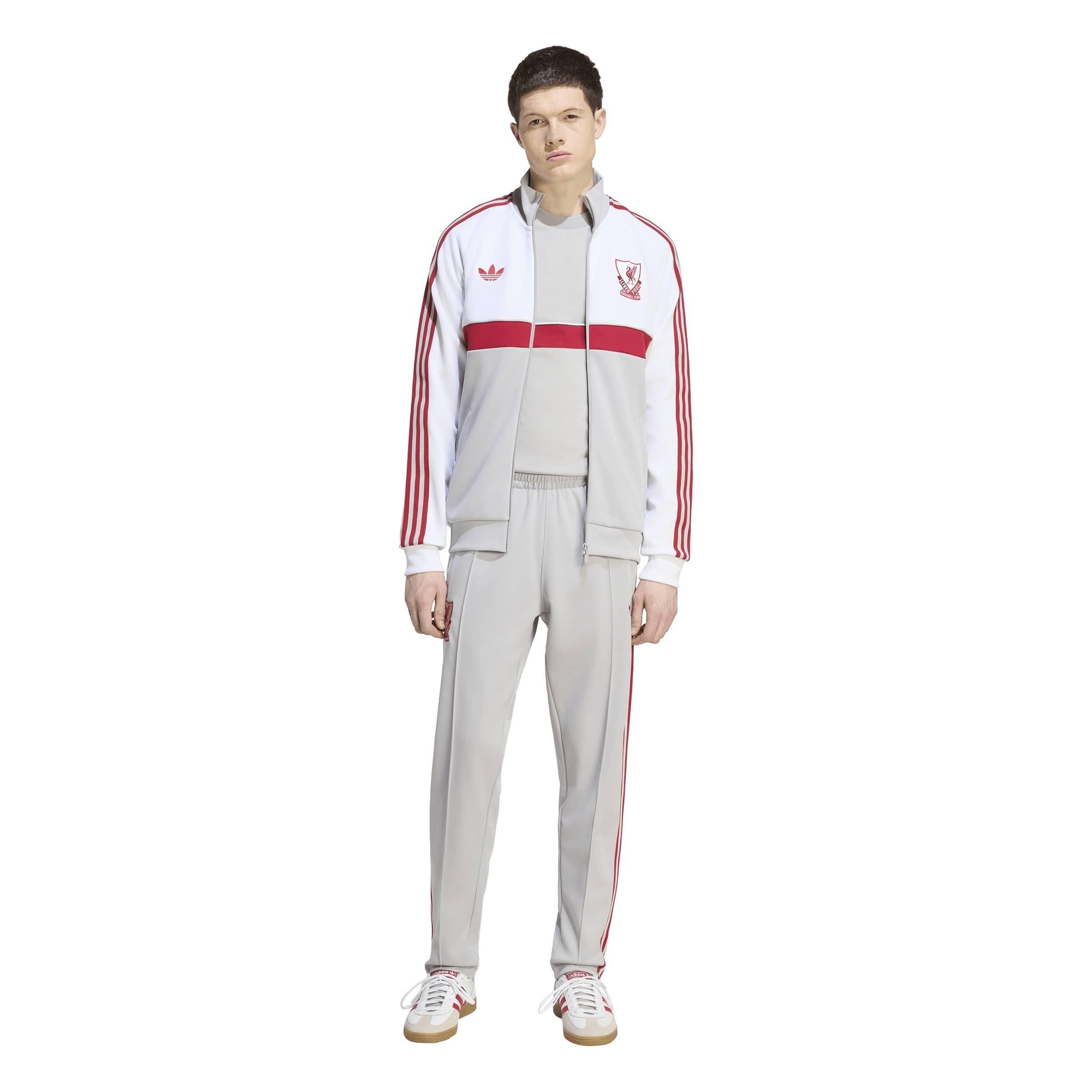 Grey/Red - adidas - Liverpool Originals Tracksuit Bottom Mens - 6