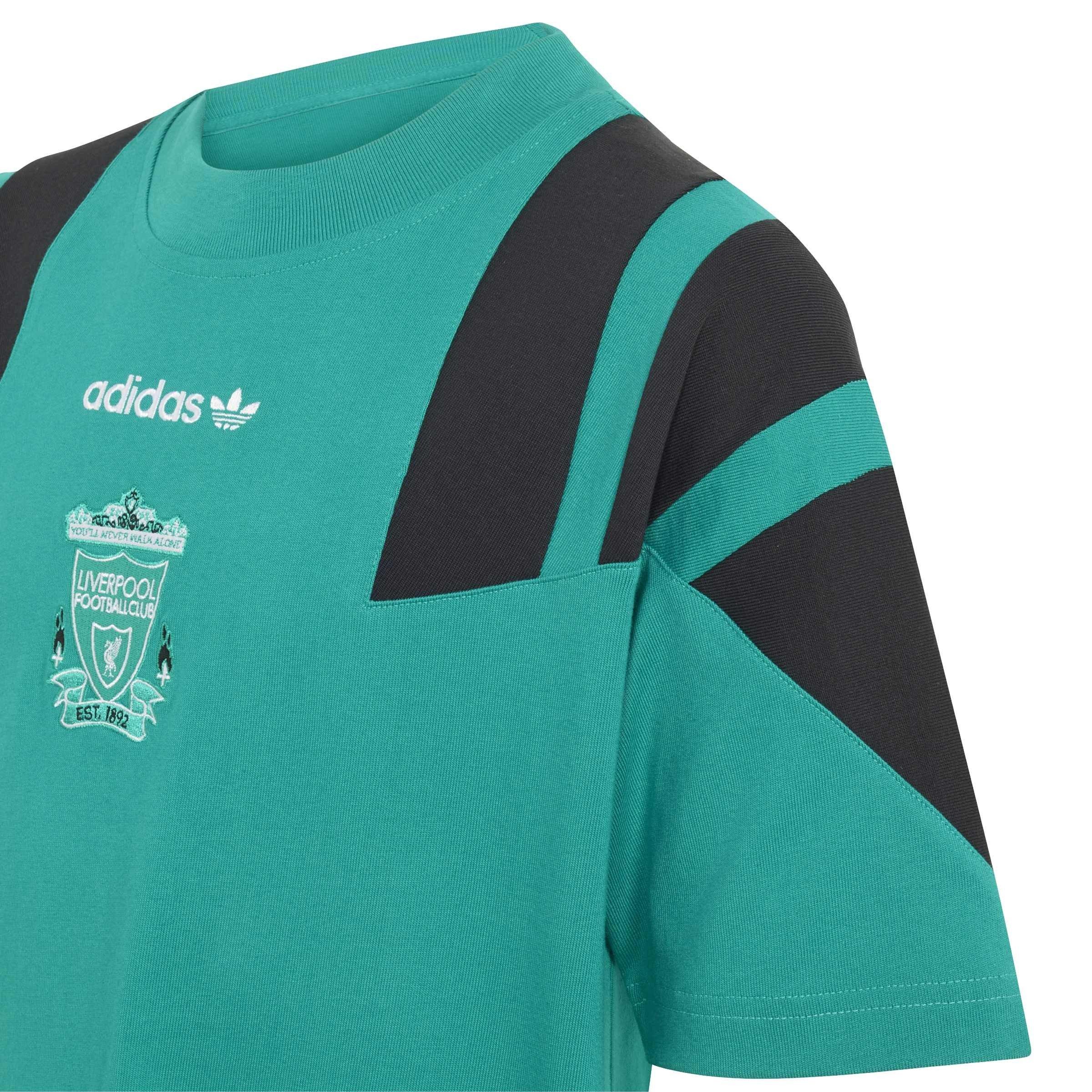 Verde/Rosso - adidas - Liverpool EQT T-Shirt Juniors - 3