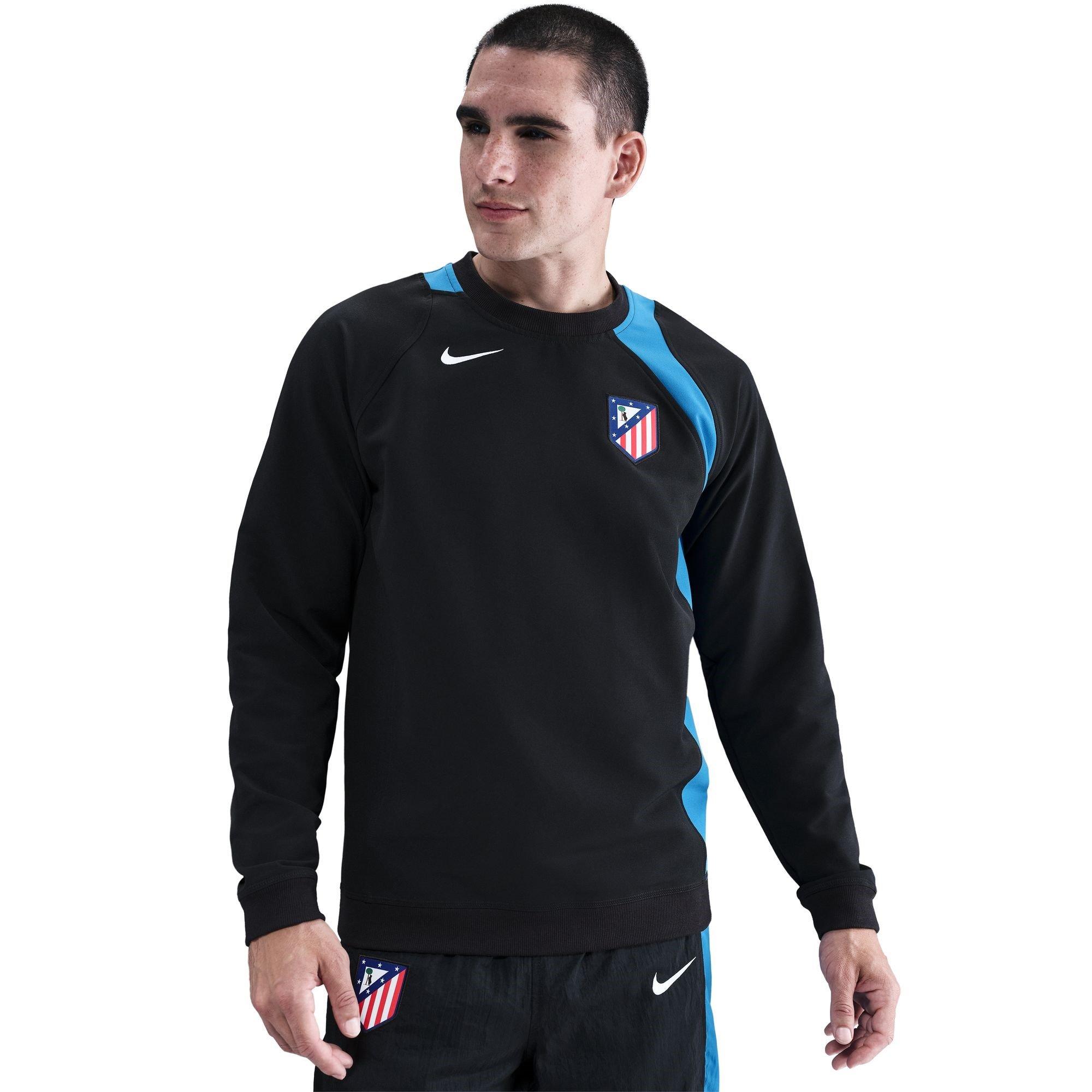 Nike Men's Atletico Madrid Third T90 Sweater 2025 Adults - Black/Blue - L
