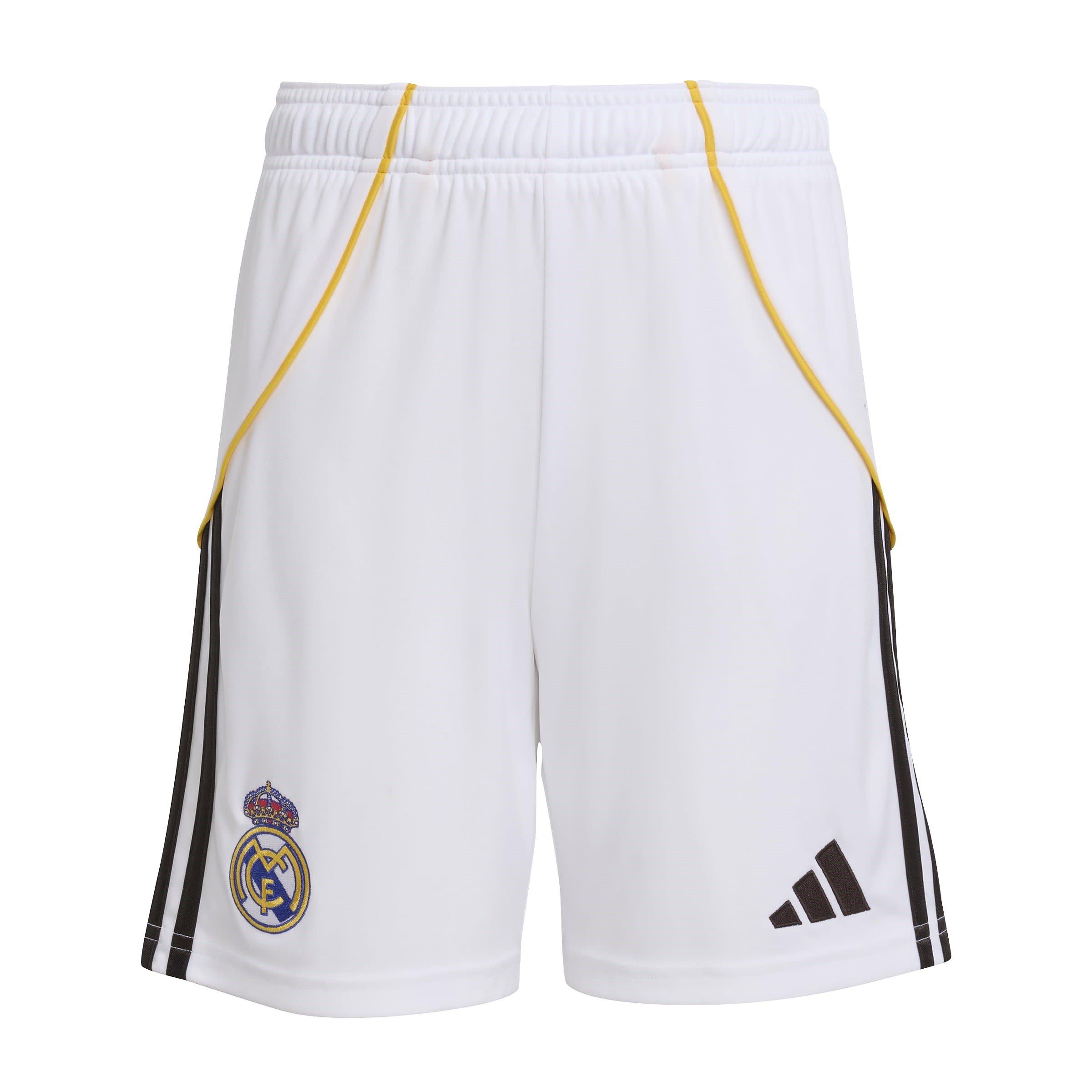 White - adidas - Real Madrid Home Shorts 2025 2026 Juniors - 1