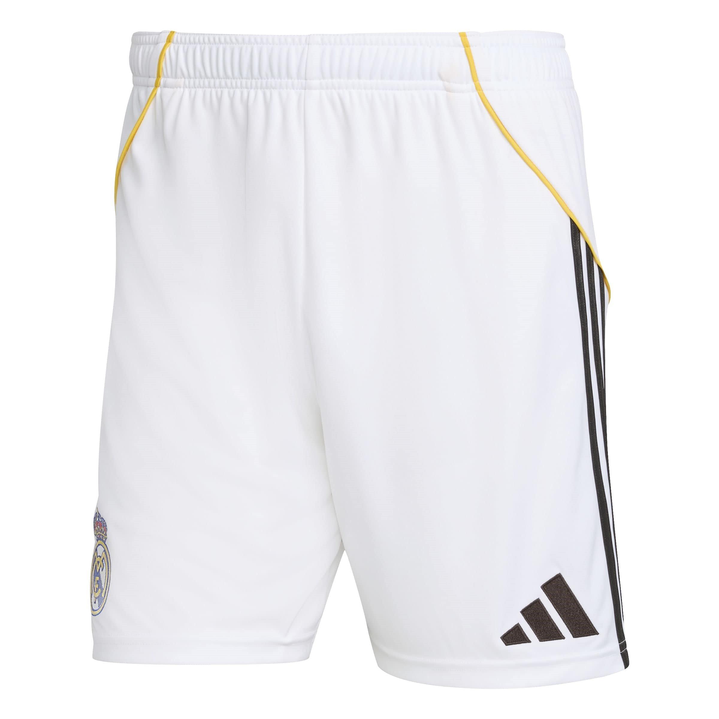 Adidas Men's Real Madrid Home Shorts 2025 2026 Adults - White - S