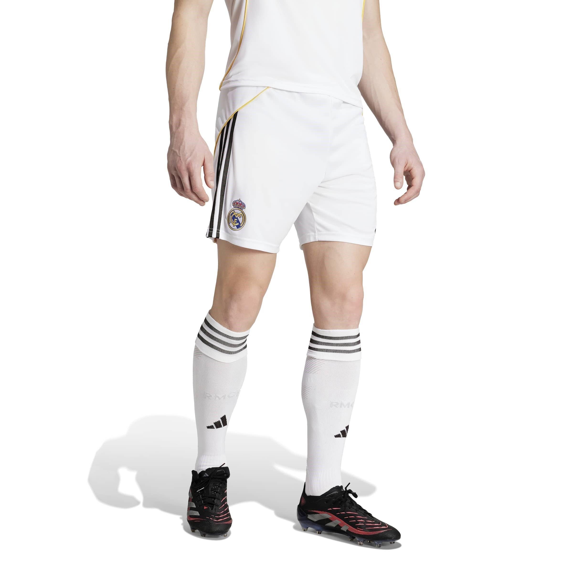 Wit - adidas - Real Madrid Home Shorts 2025 2026 Adults - 3