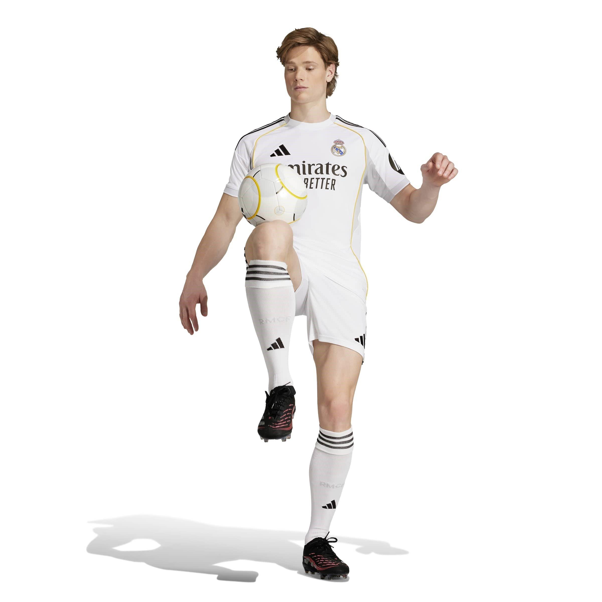 Wit - adidas - Real Madrid Home Shorts 2025 2026 Adults - 5