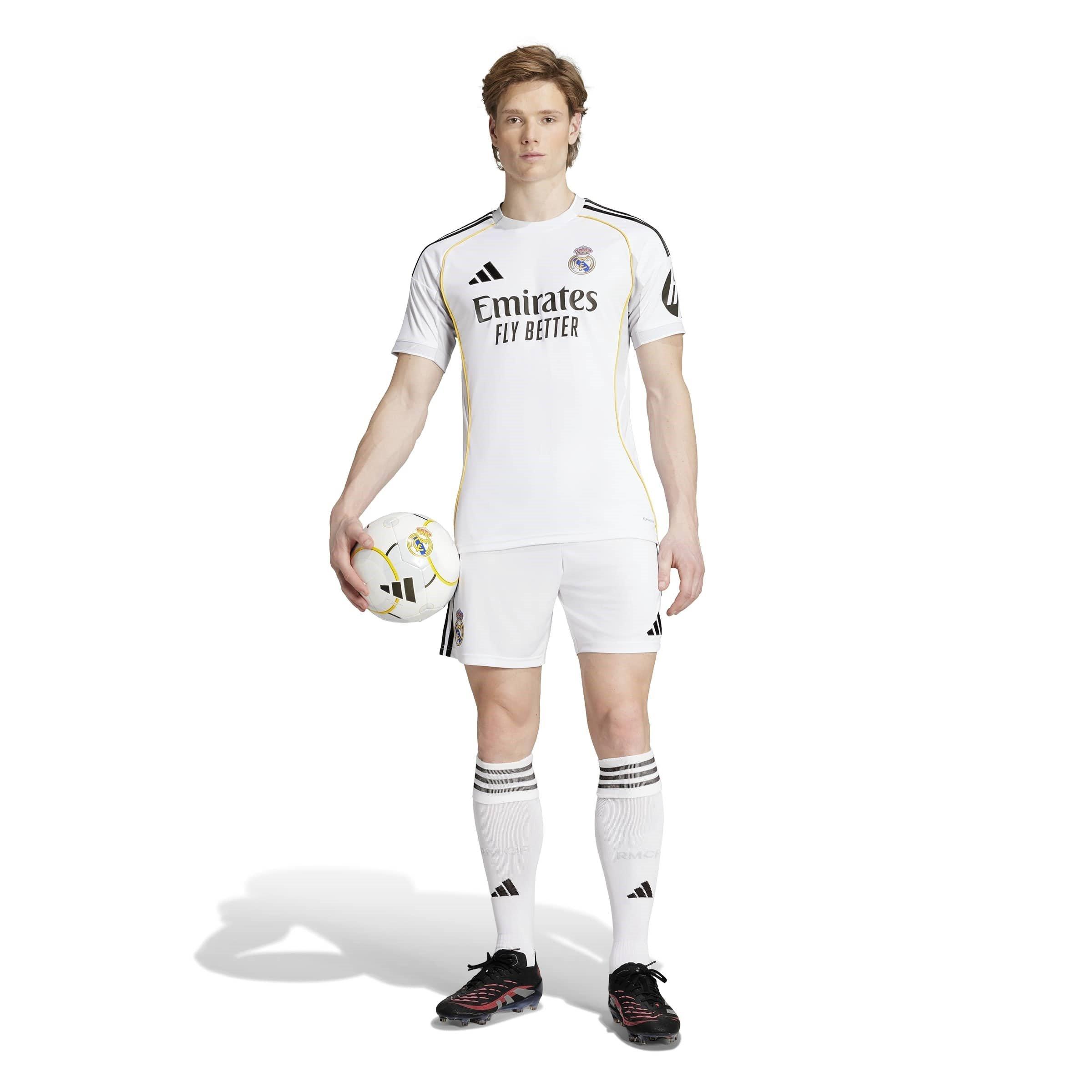 Wit - adidas - Real Madrid Home Shorts 2025 2026 Adults - 7