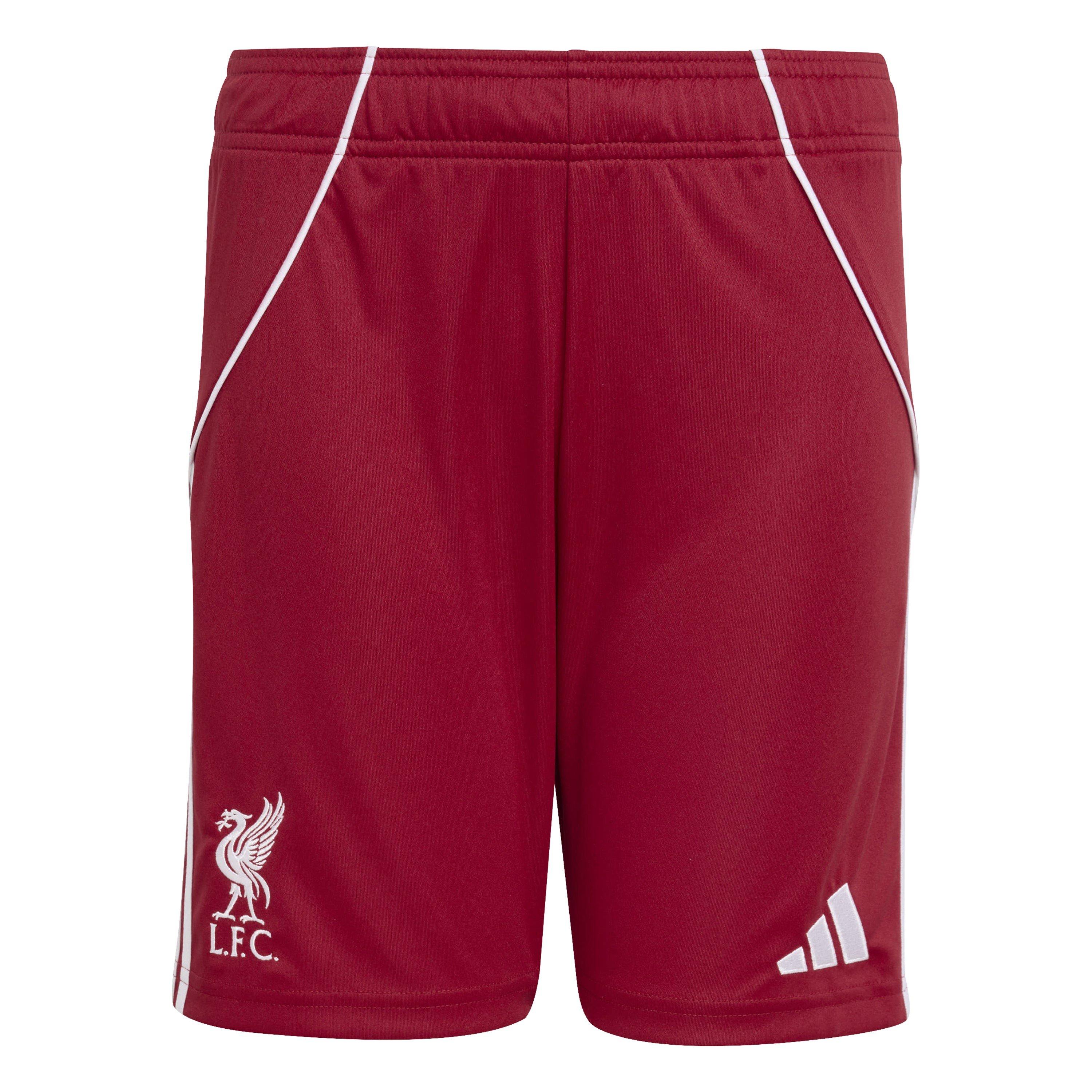 Red - adidas - Liverpool Home Shorts 2025 2026 Juniors - 1