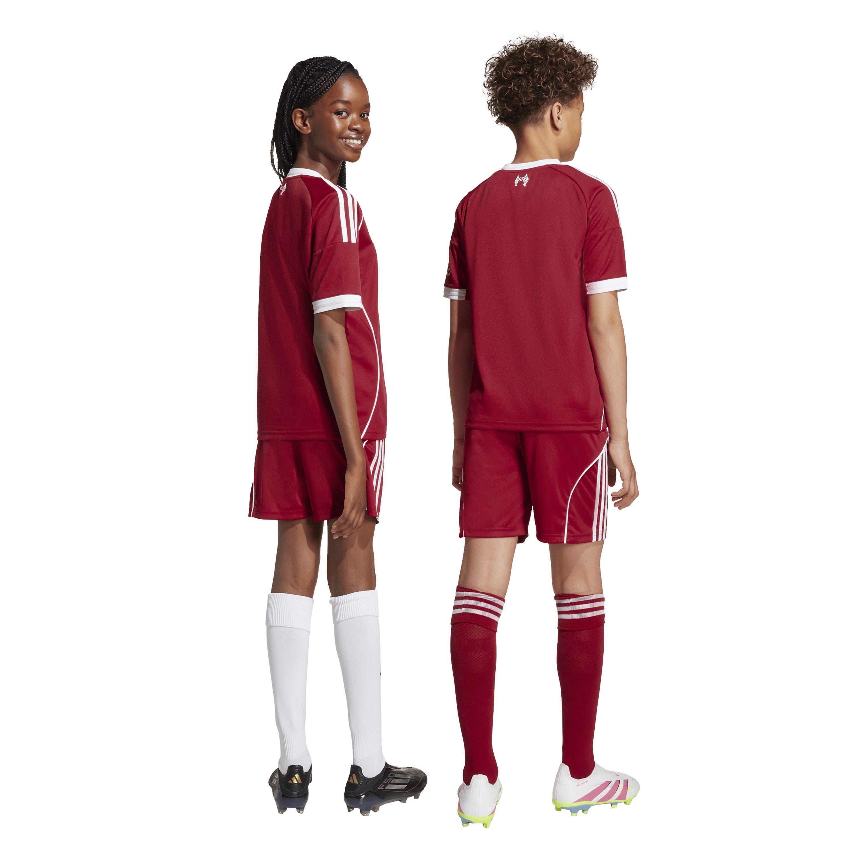 Rød - adidas - Liverpool Home Shorts 2025 2026 Juniors - 3