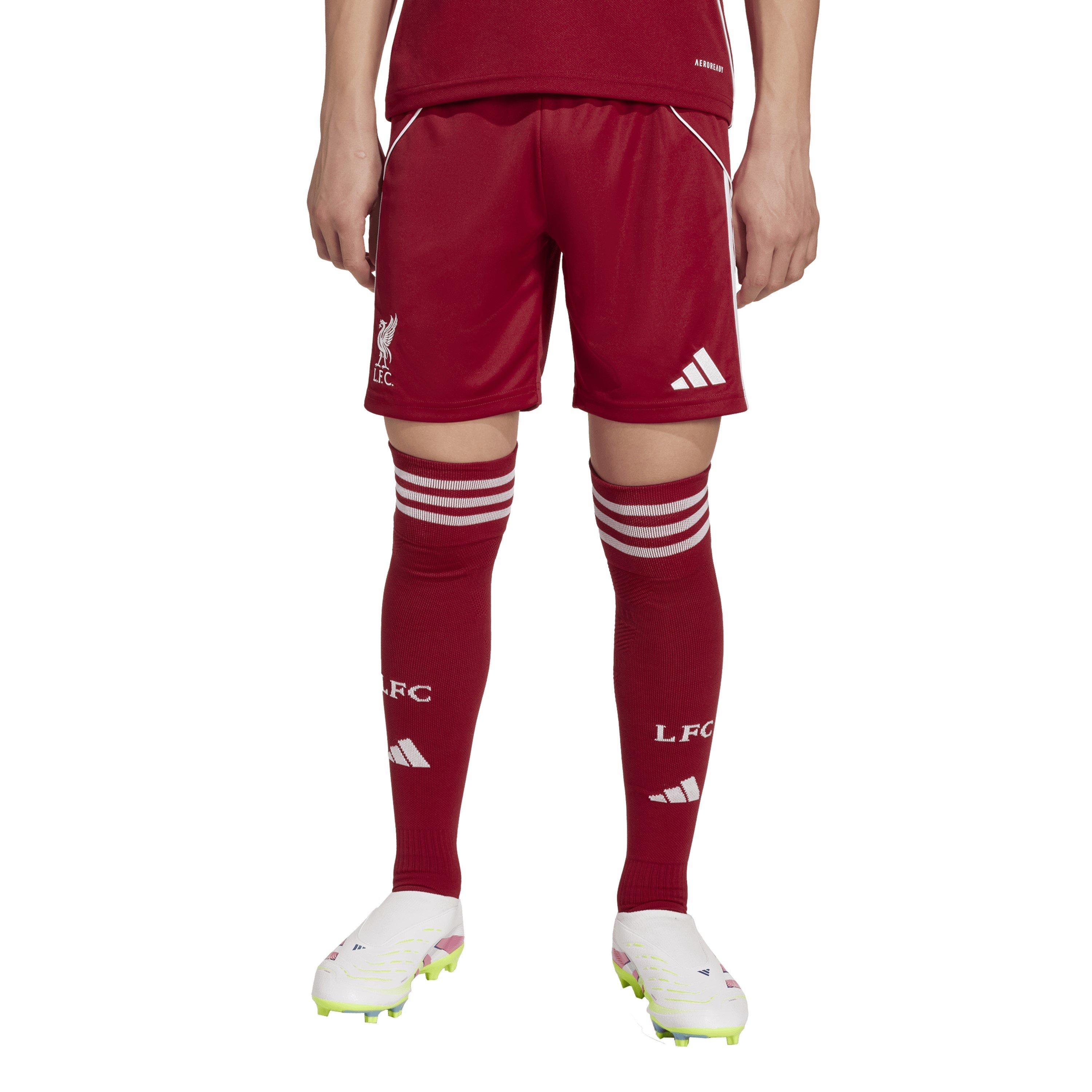 Rød - adidas - Liverpool Home Shorts 2025 2026 Juniors - 4