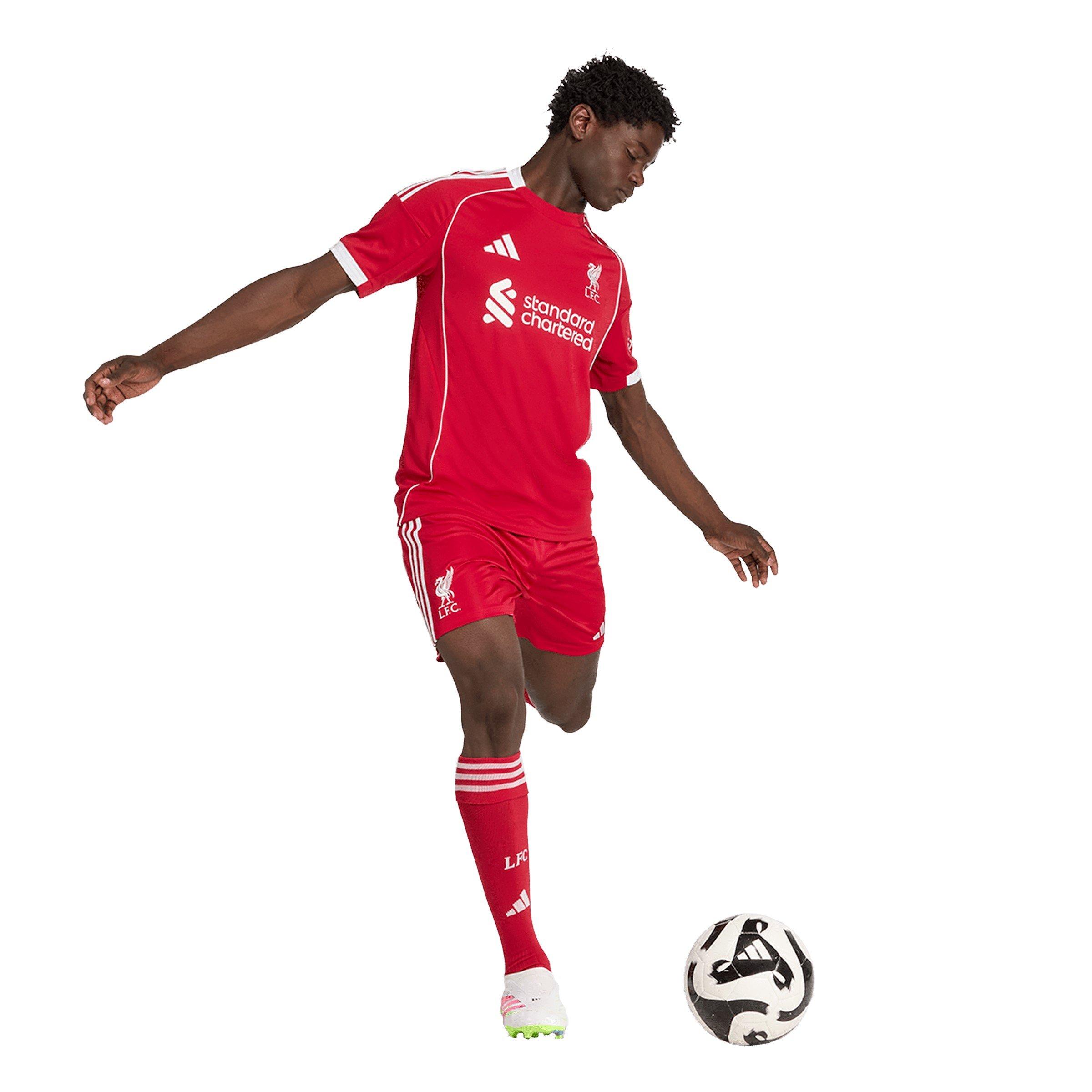 Rot - adidas - Liverpool Home Shorts 2025 2026 Adults - 4