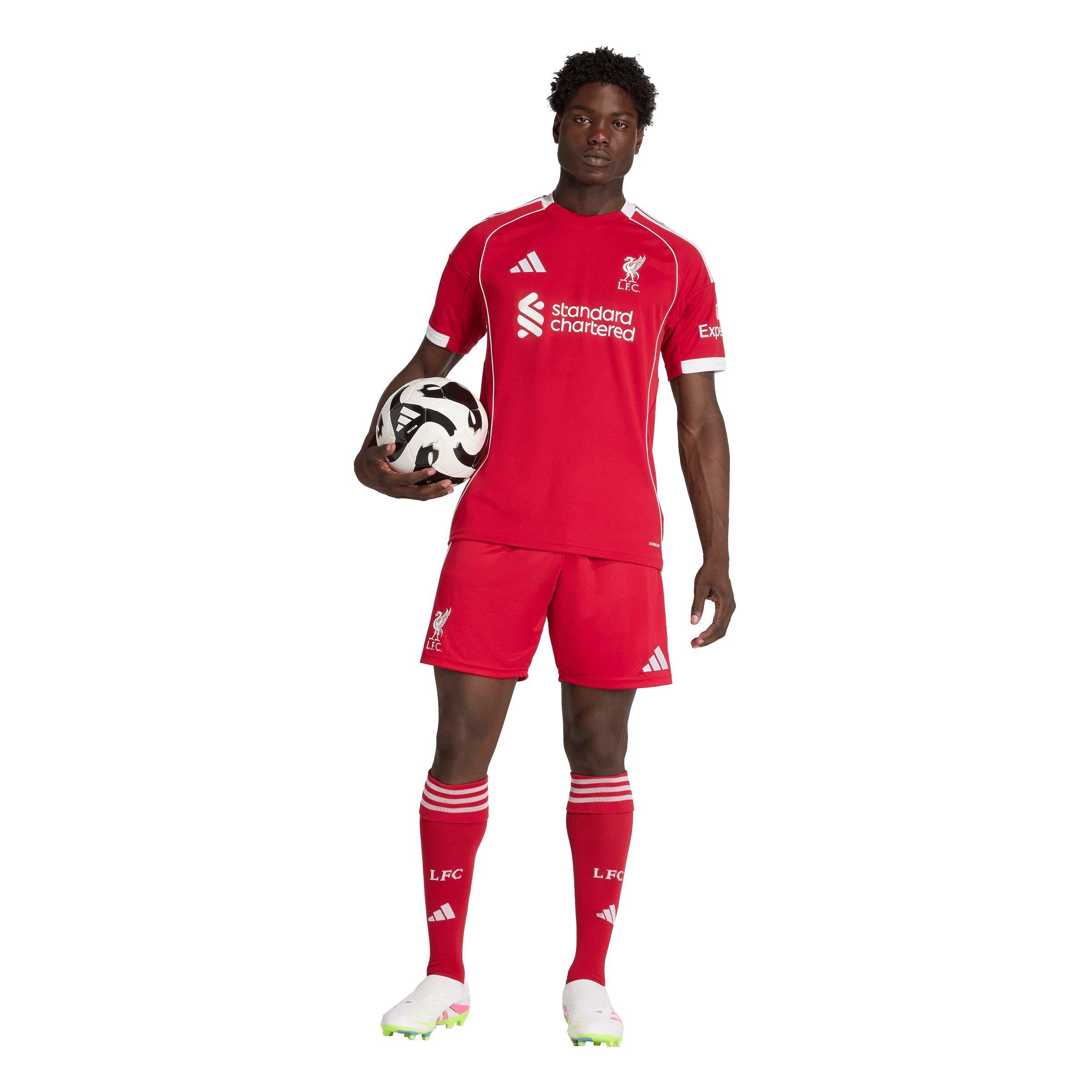 Rot - adidas - Liverpool Home Shorts 2025 2026 Adults - 7