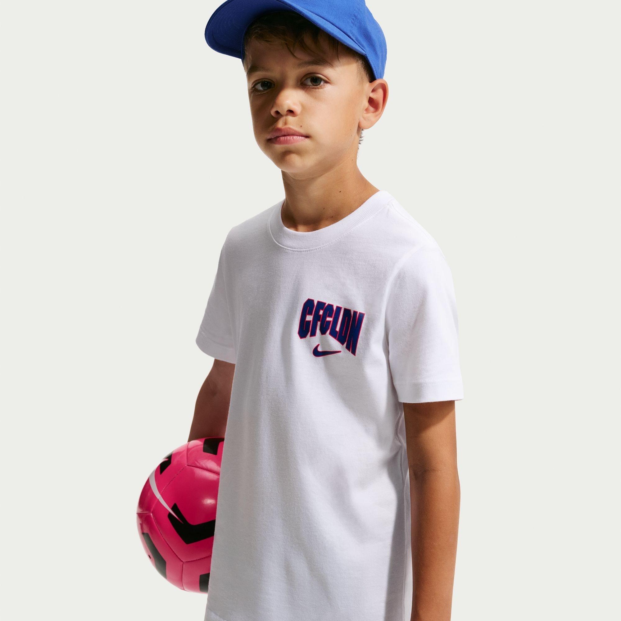 White/Black - Nike - Chelsea London T-Shirt Juniors - 3