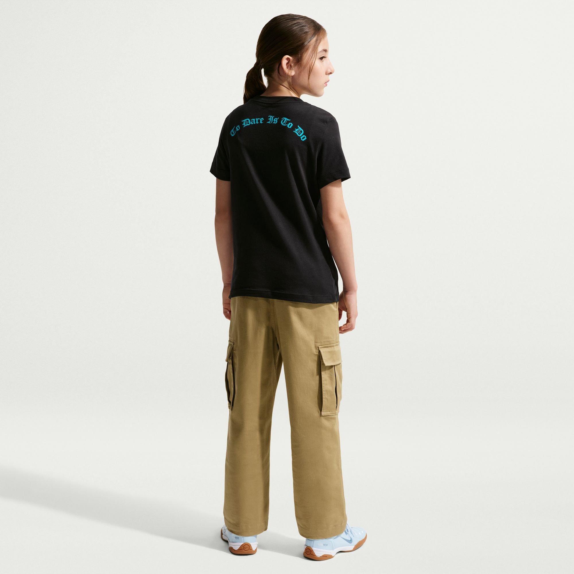 Black/White - Nike - Tottenham Wordmark T-Shirt Juniors - 5