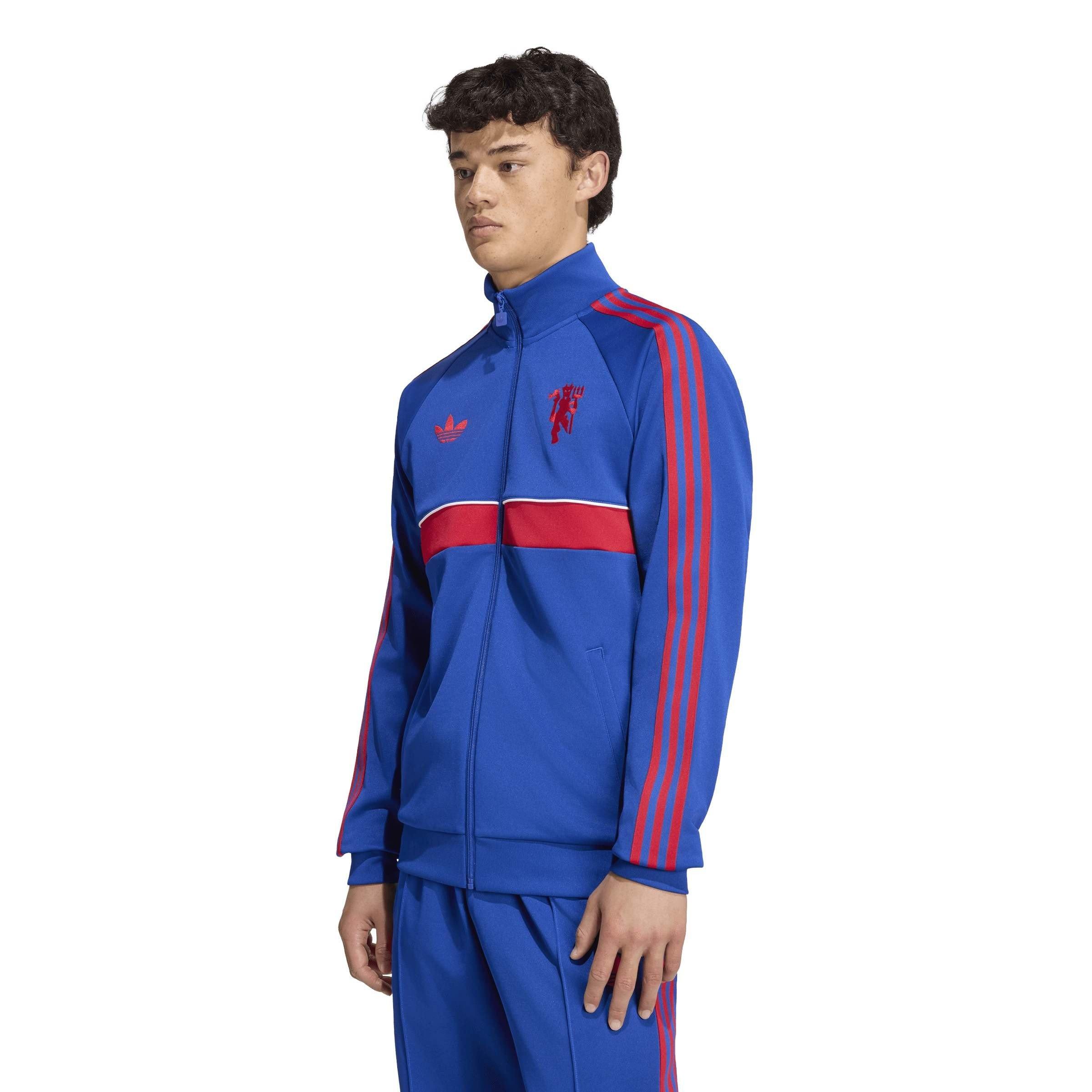 Bleu/Rouge - adidas - Manchester United Originals Tracksuit Bottom Mens - 2