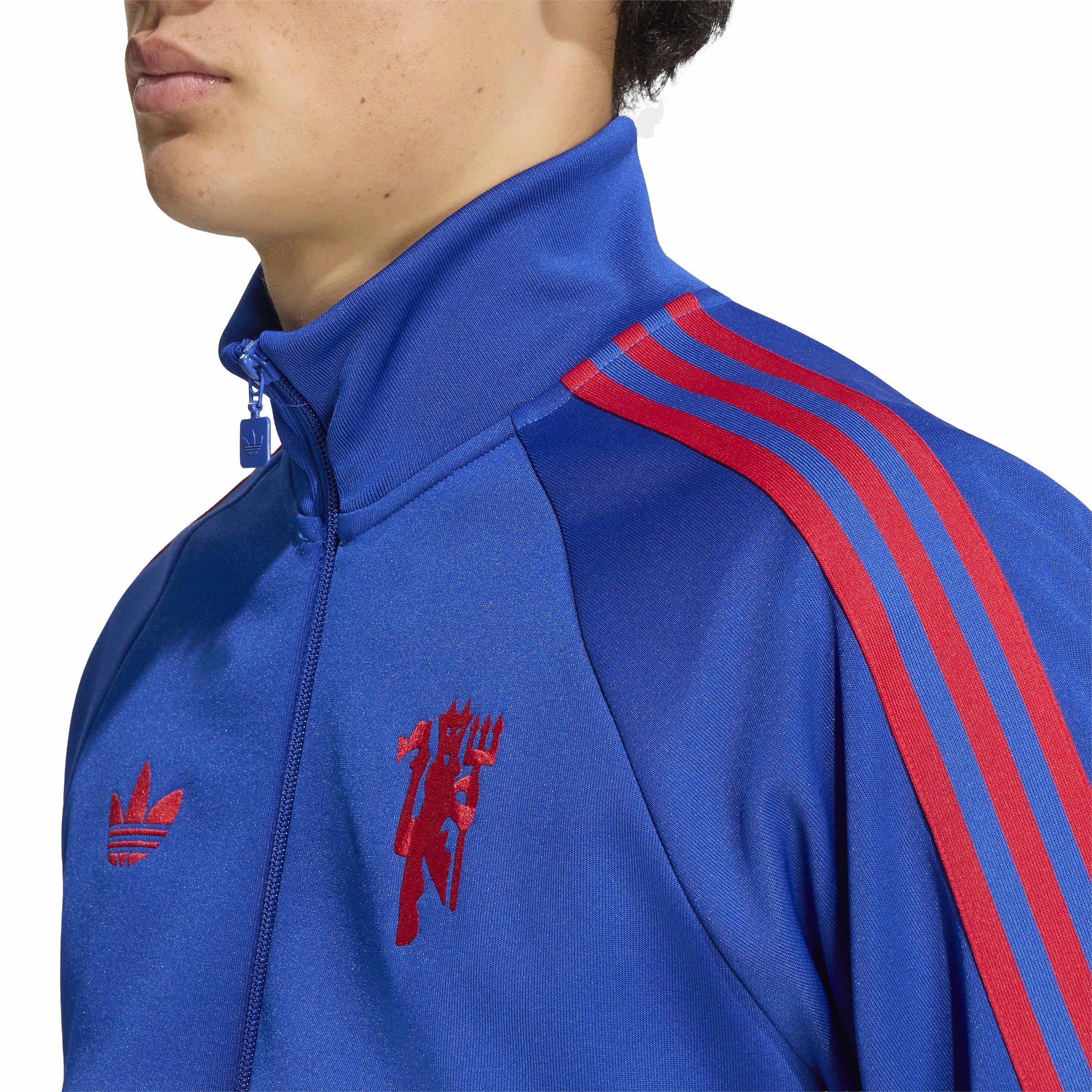 Bleu/Rouge - adidas - Manchester United Originals Tracksuit Bottom Mens - 4