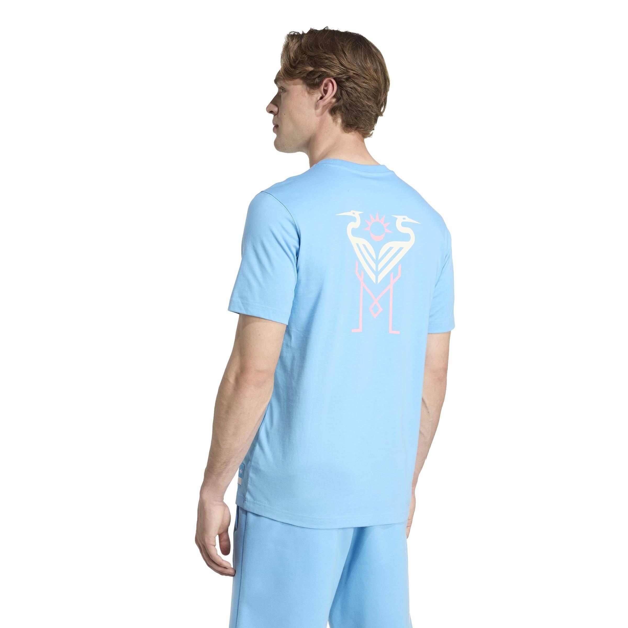 Azul/Blanco - adidas - Inter Miami OG T-Shirt Mens - 3