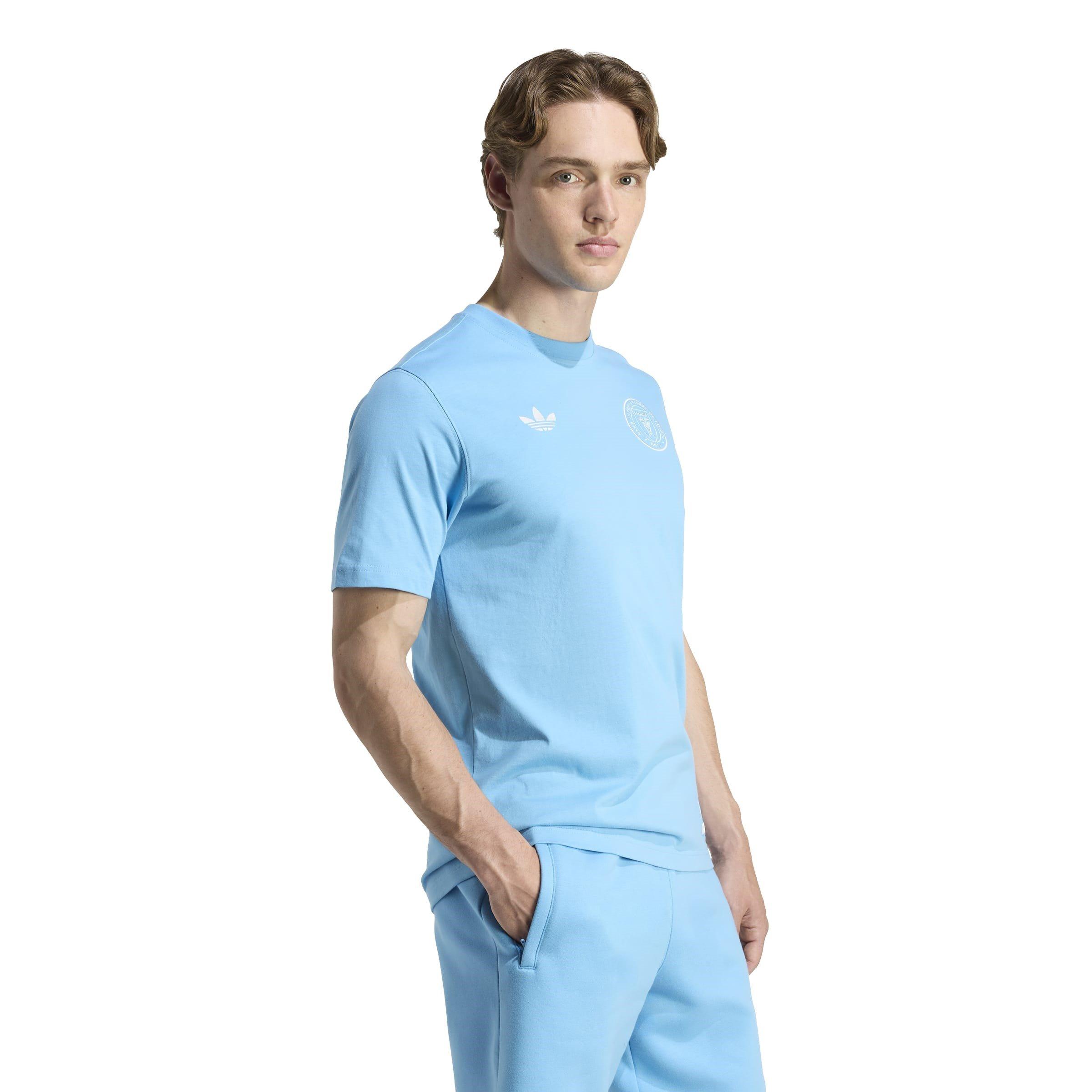 Azul/Blanco - adidas - Inter Miami OG T-Shirt Mens - 4