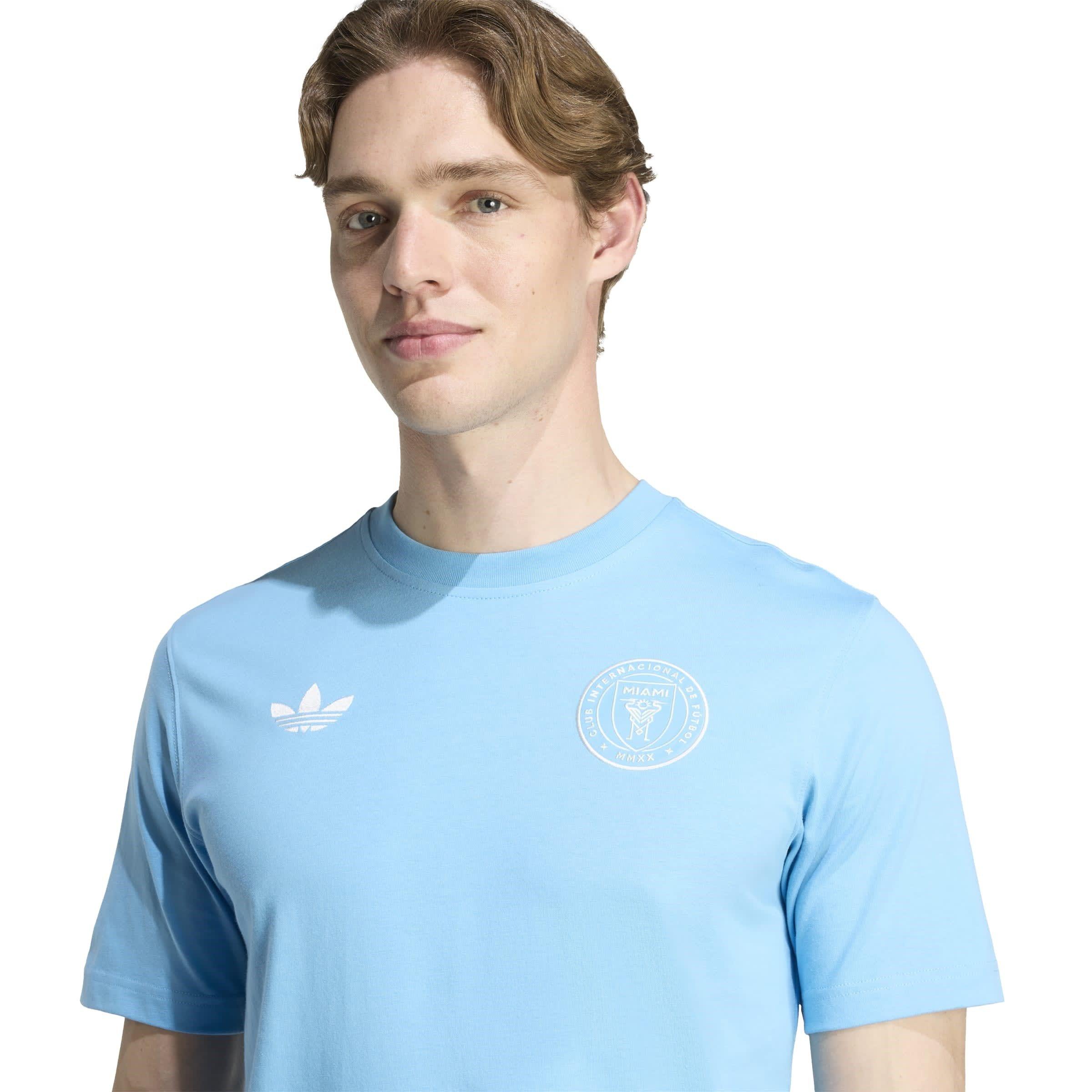 Azul/Blanco - adidas - Inter Miami OG T-Shirt Mens - 5