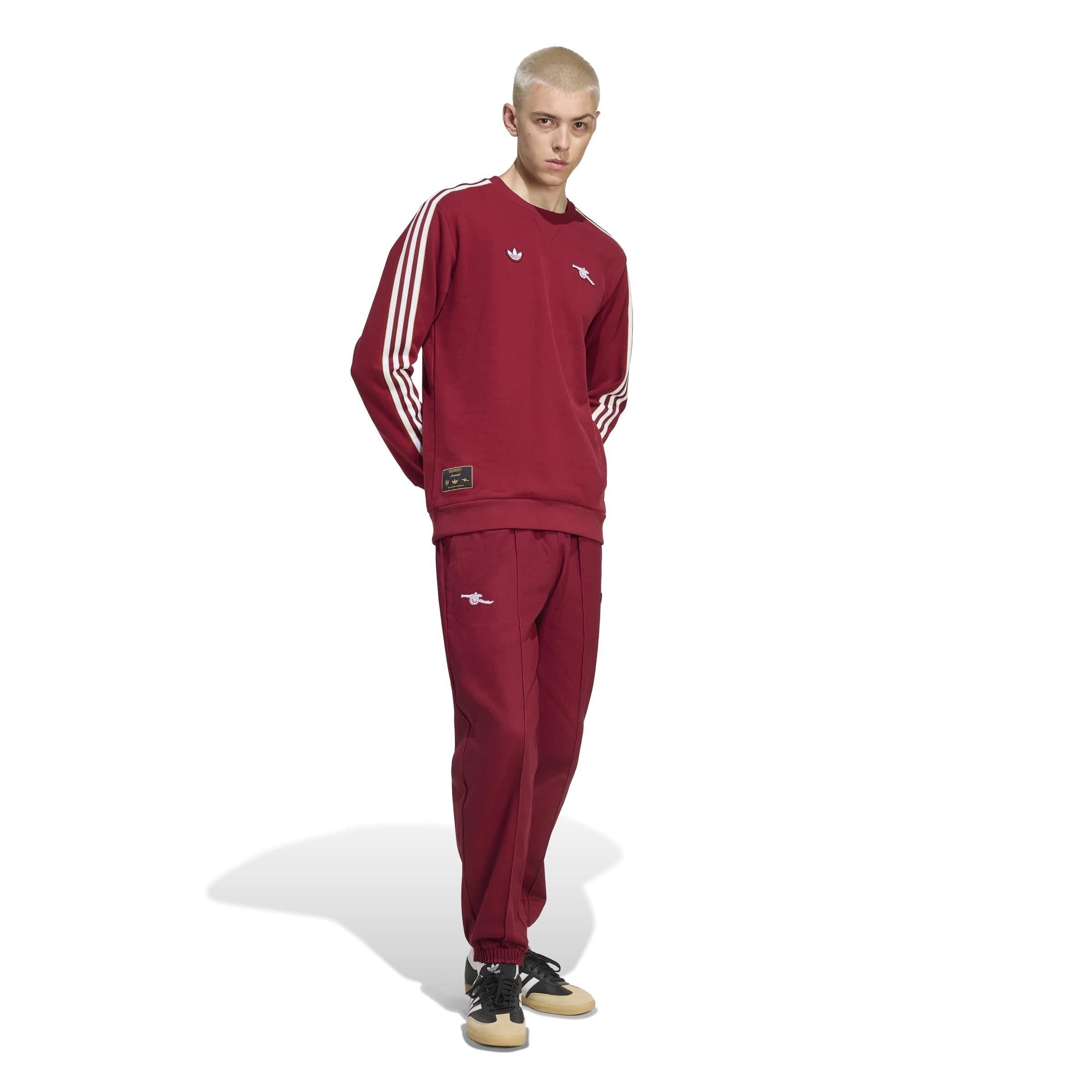 Rosso - adidas - Arsenal Terrace Icons Crew Neck Sweater Mens - 6