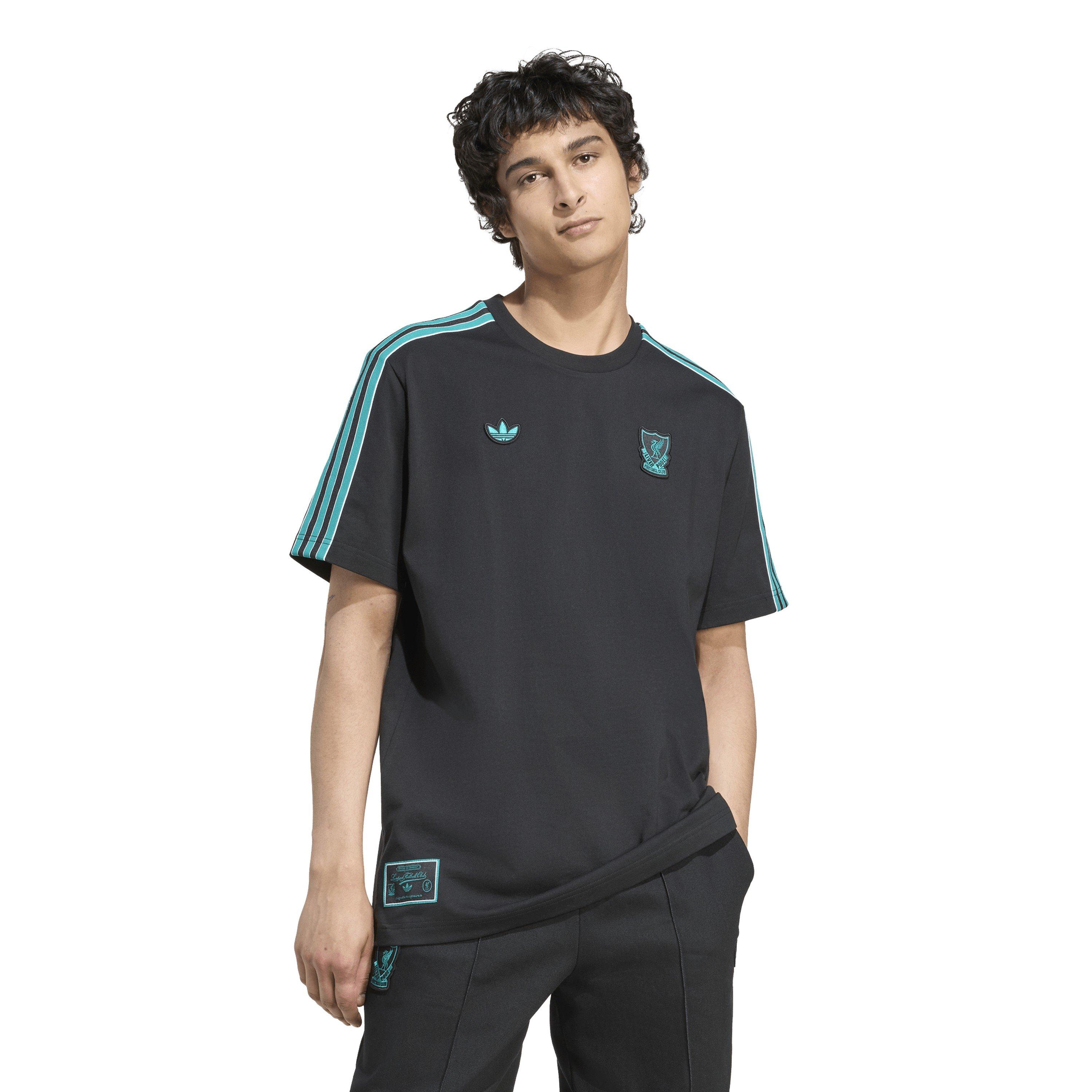 Preto - adidas - Liverpool Terrace Icon T-Shirt Adults - 2