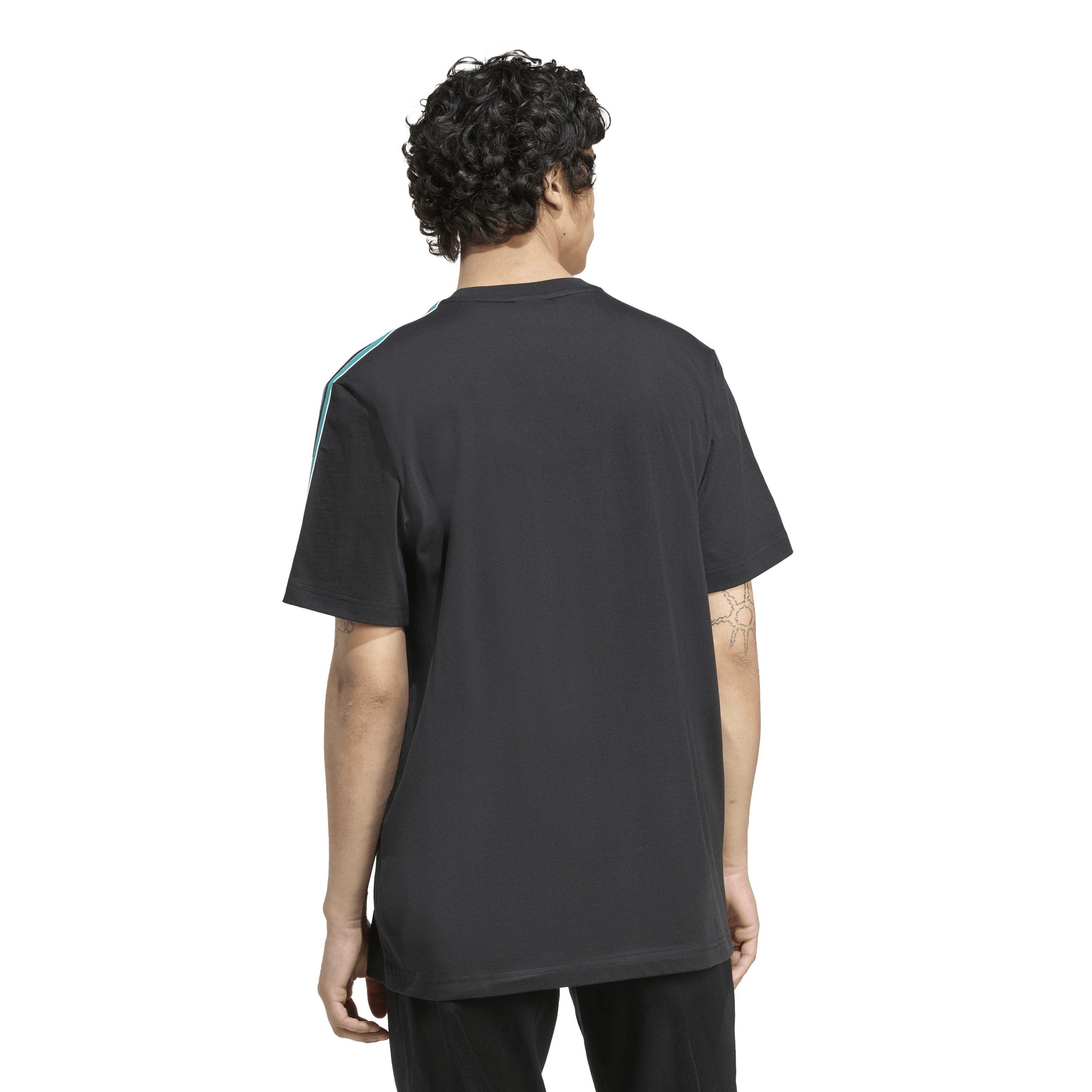 Preto - adidas - Liverpool Terrace Icon T-Shirt Adults - 3