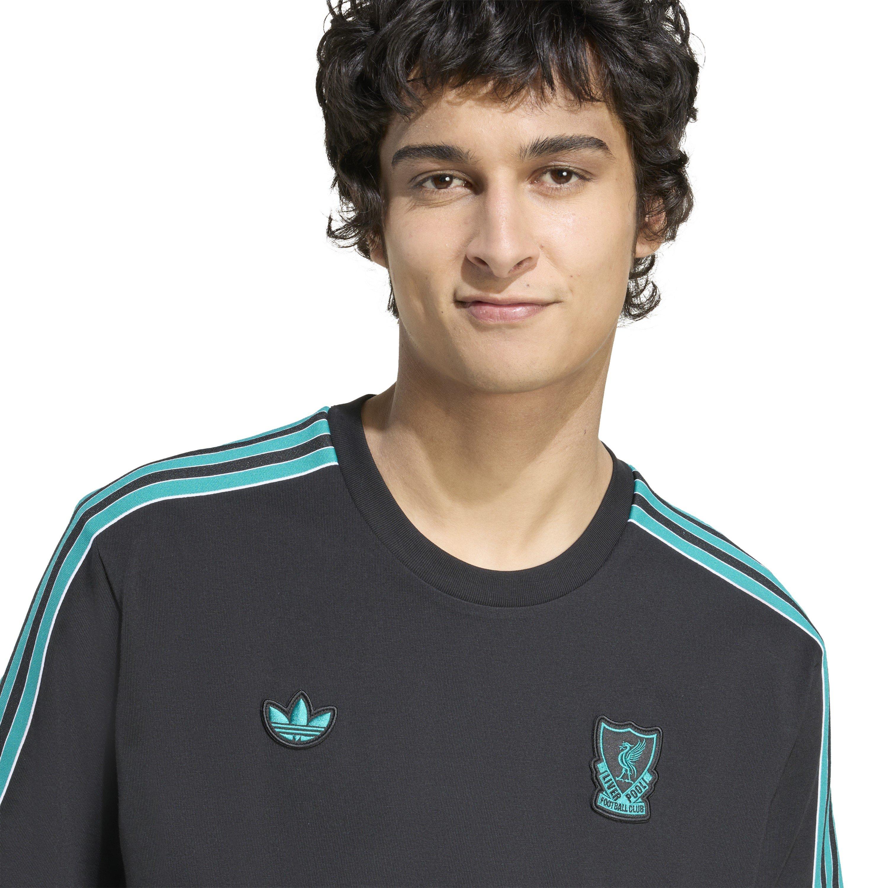 Preto - adidas - Liverpool Terrace Icon T-Shirt Adults - 5