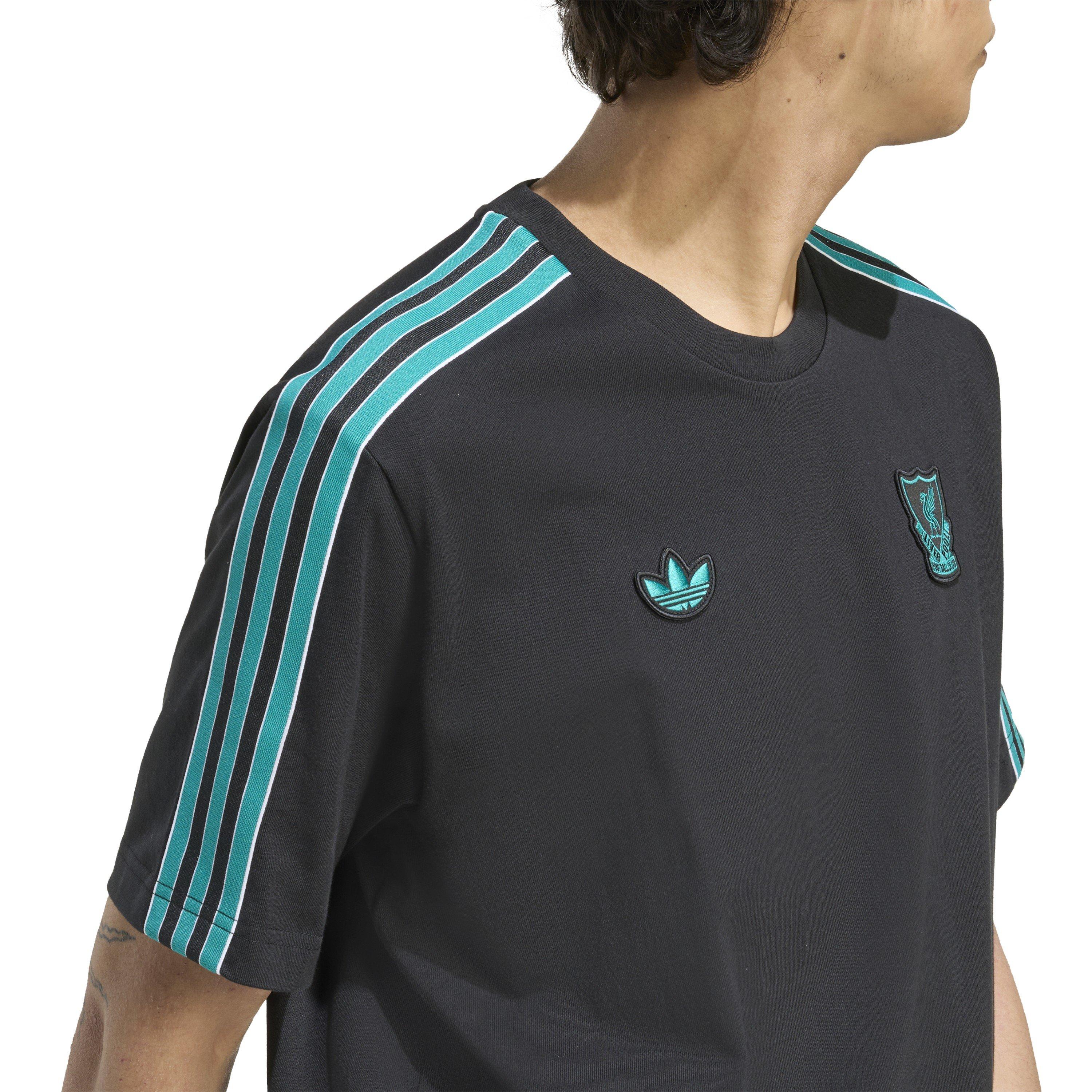 Preto - adidas - Liverpool Terrace Icon T-Shirt Adults - 6