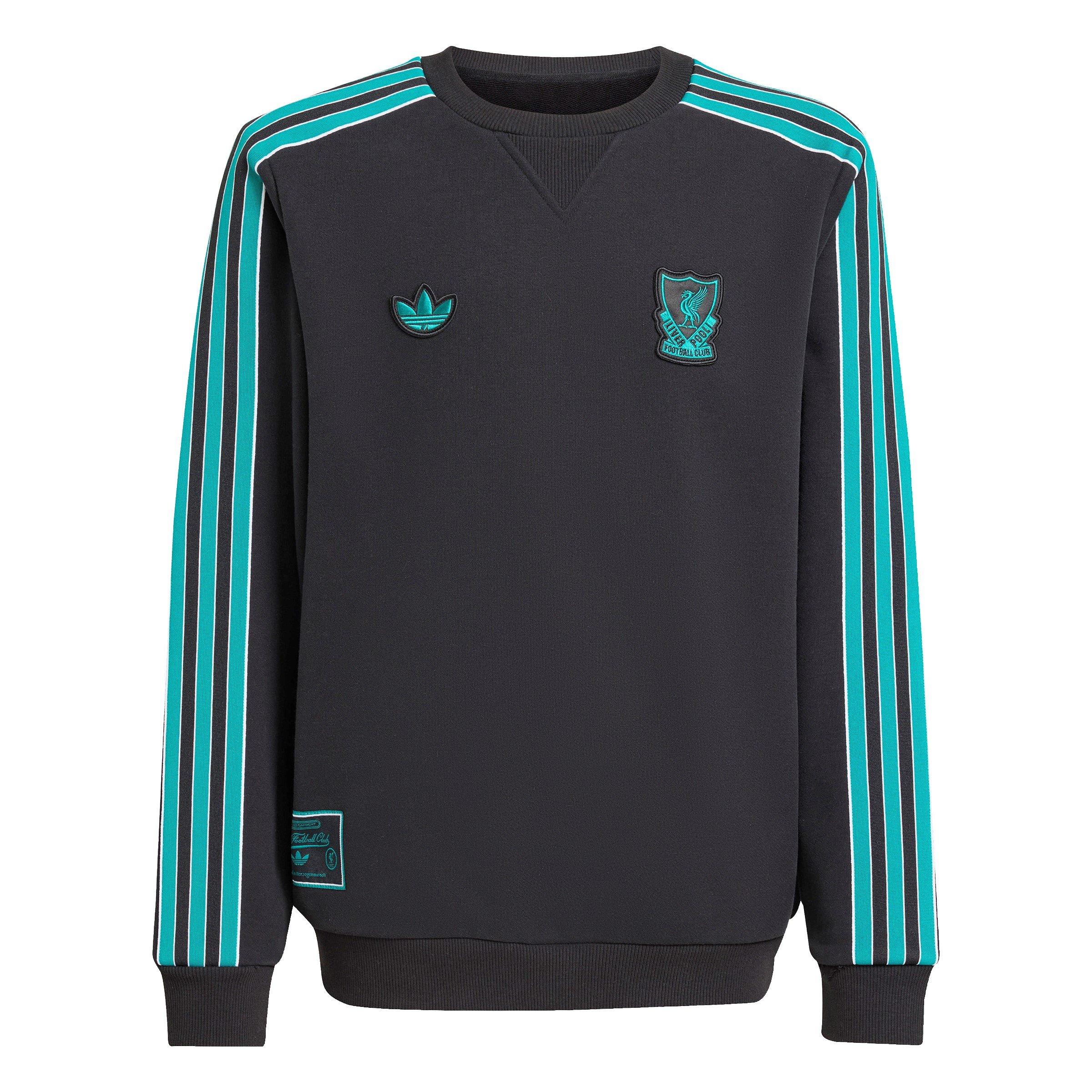 Zwart - adidas - Liverpool Terrace Icons Sweatshirt Juniors - 1