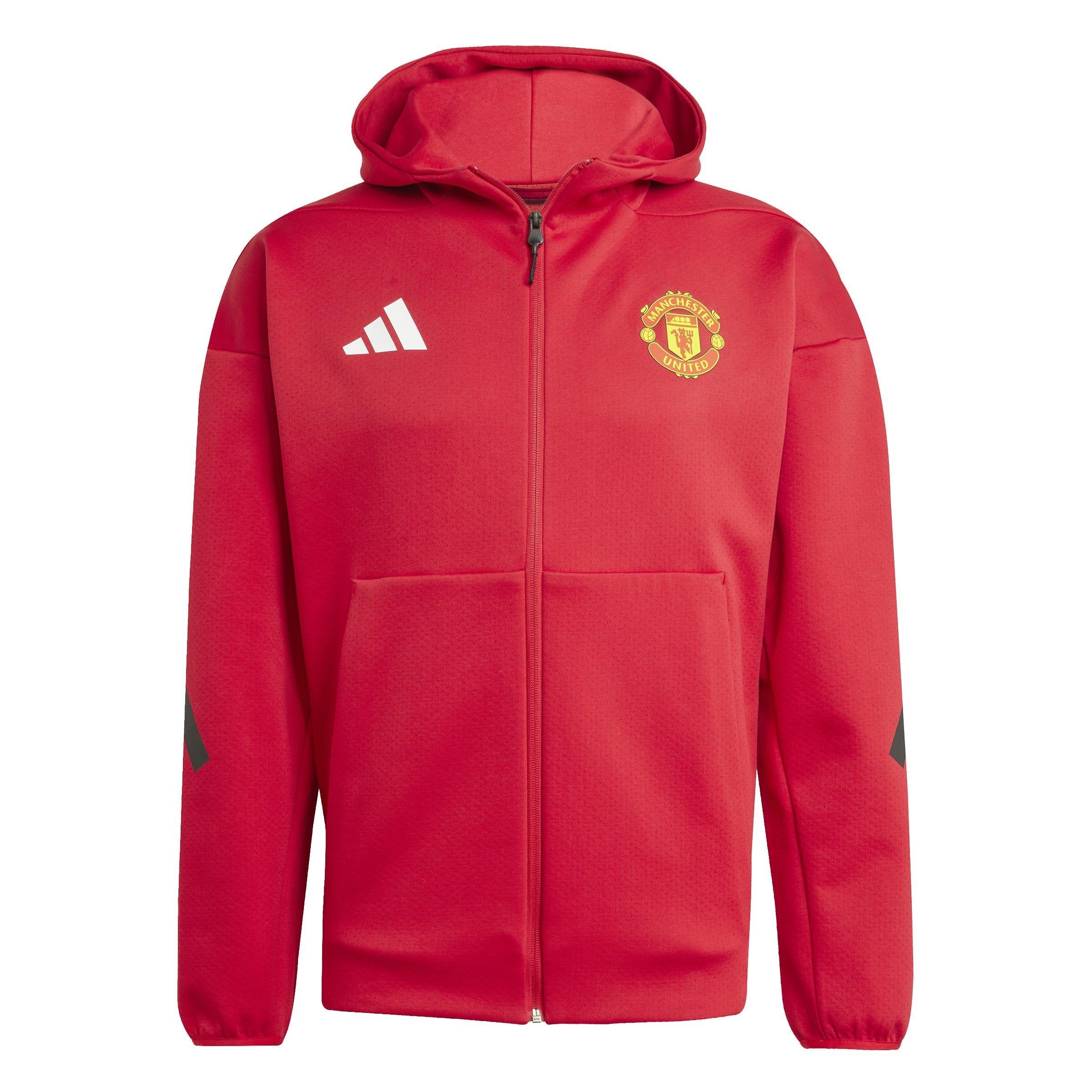 Adidas Men's Manchester United Anthem Jacket 2025 2026 - Red - S