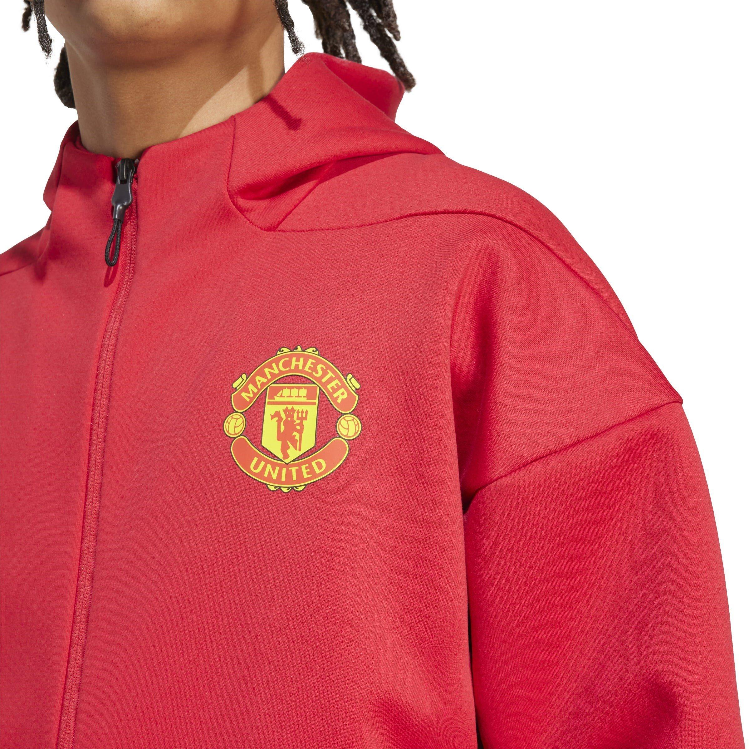 Red - adidas - Manchester United Anthem Jacket 2025 2026 Mens - 5