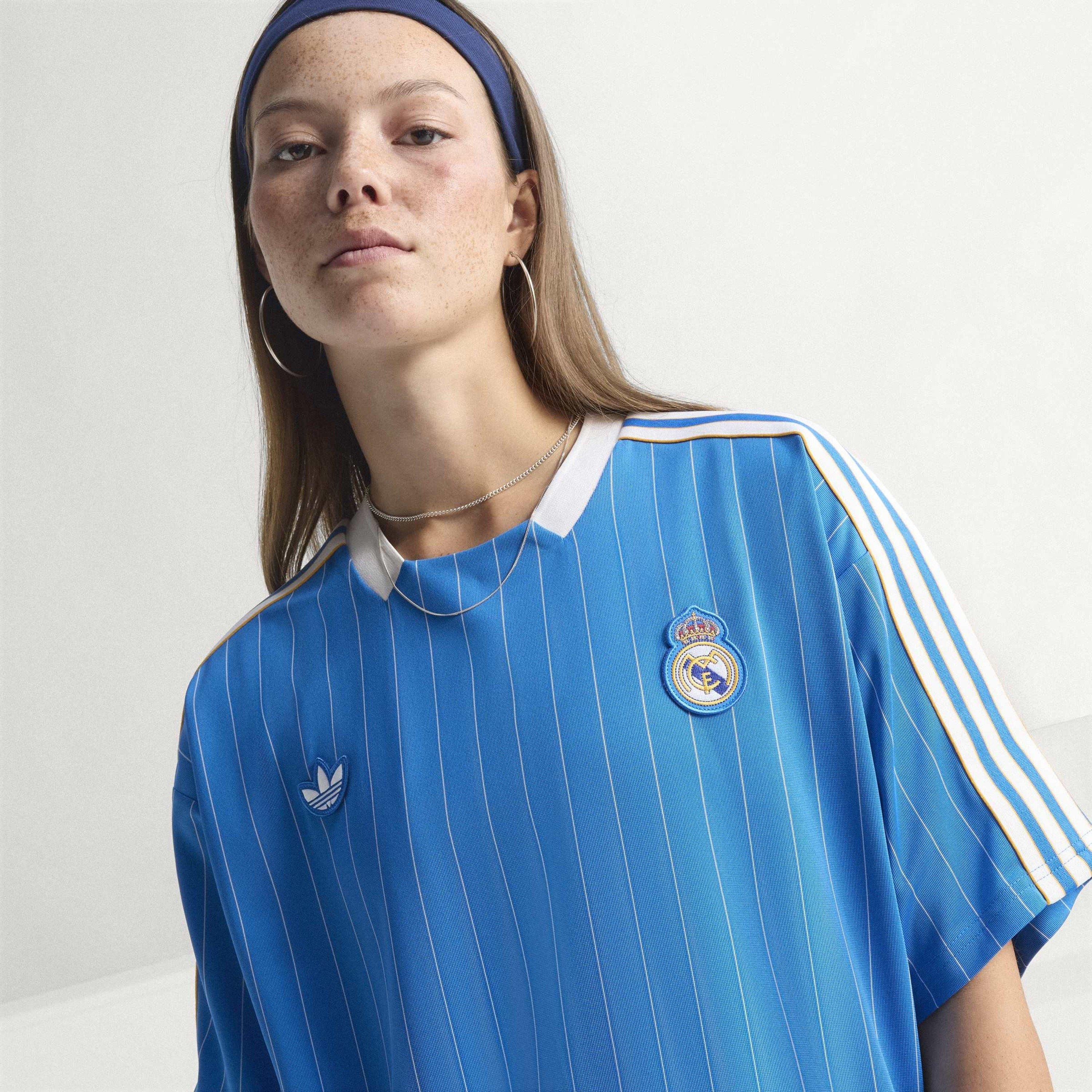 Blau/Weiß - adidas - Real Madrid Icons Shirt 2025 2026 Adults - 13