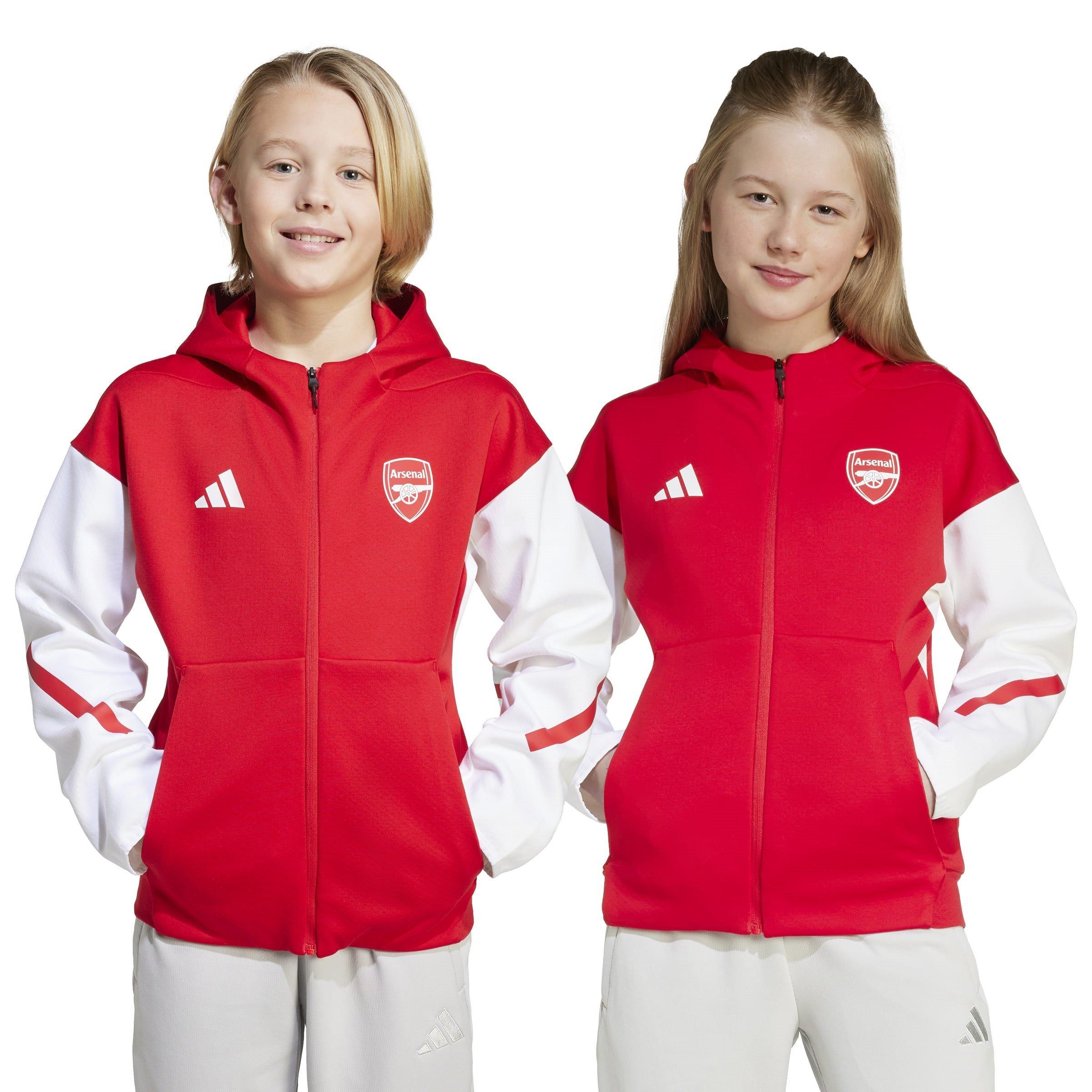 Crveno/Bijelo - adidas - Arsenal Anthem Jacket Juniors - 2