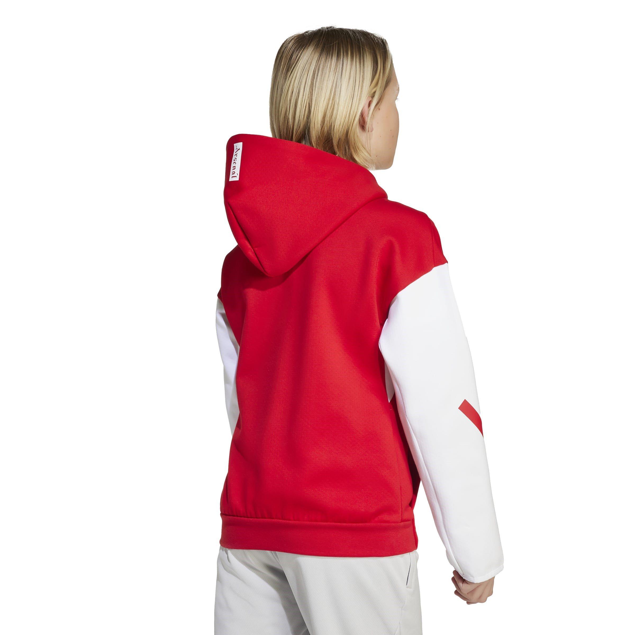 Crveno/Bijelo - adidas - Arsenal Anthem Jacket Juniors - 5