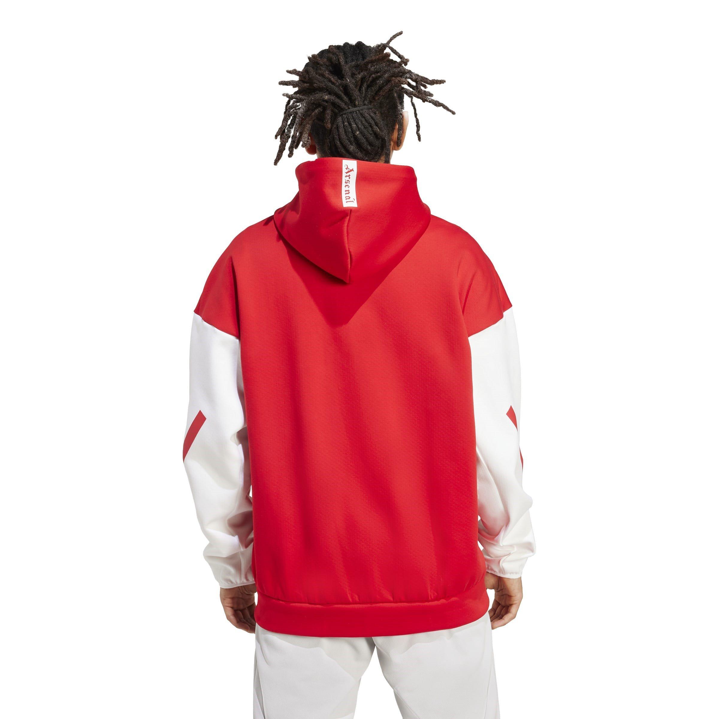Red/White - adidas - Arsenal Anthem Jacket 2025 2026 Adults - 3