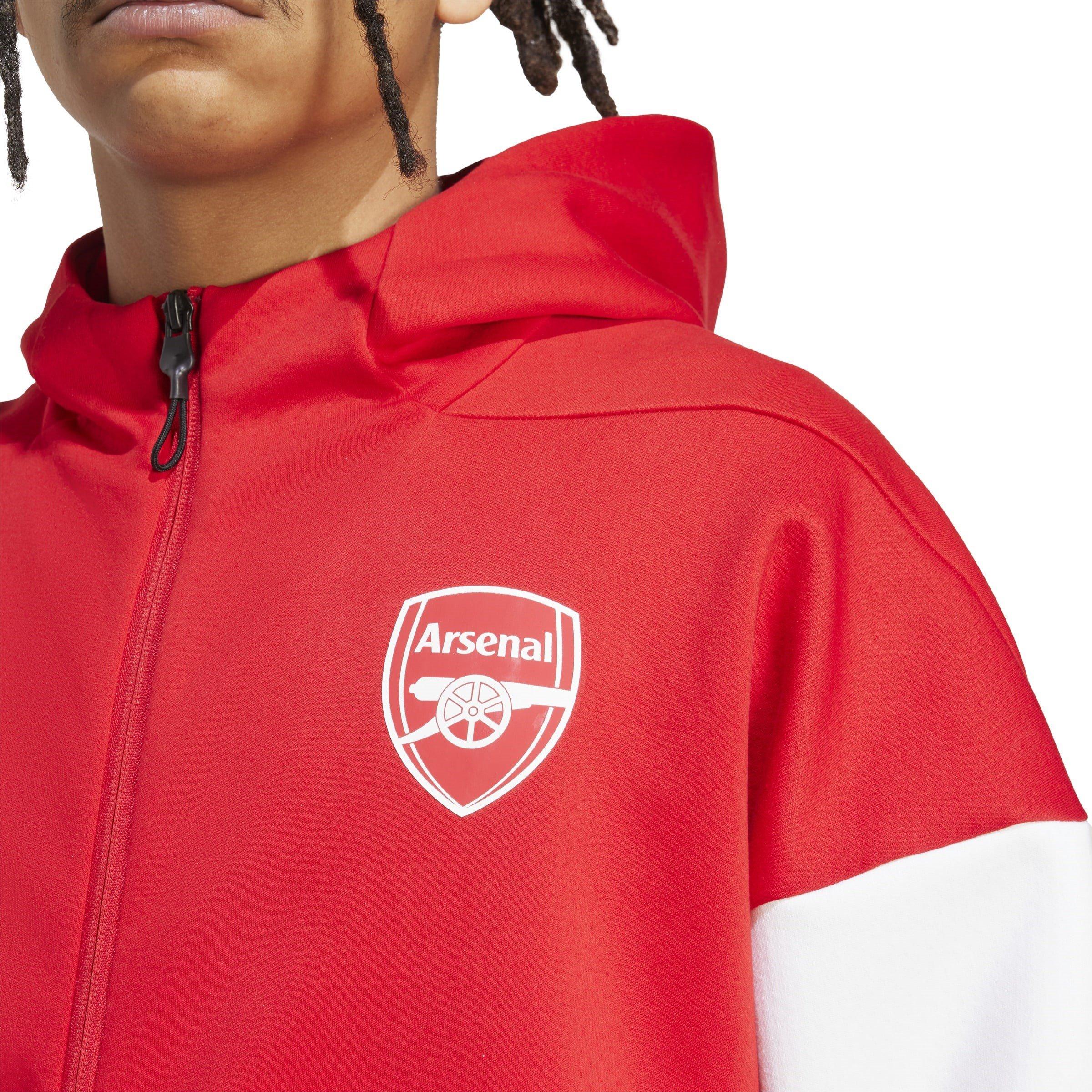 Red/White - adidas - Arsenal Anthem Jacket 2025 2026 Adults - 5