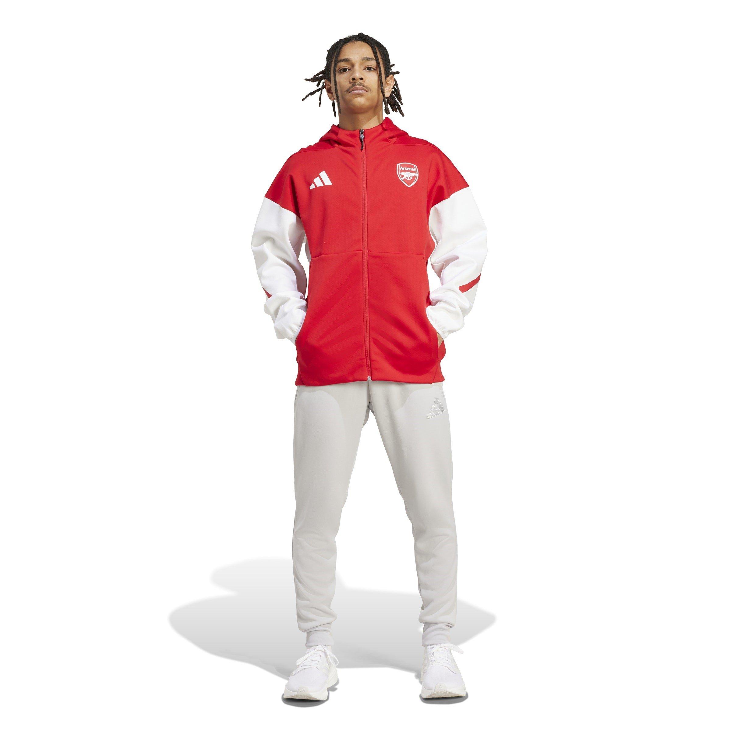 Red/White - adidas - Arsenal Anthem Jacket 2025 2026 Adults - 7