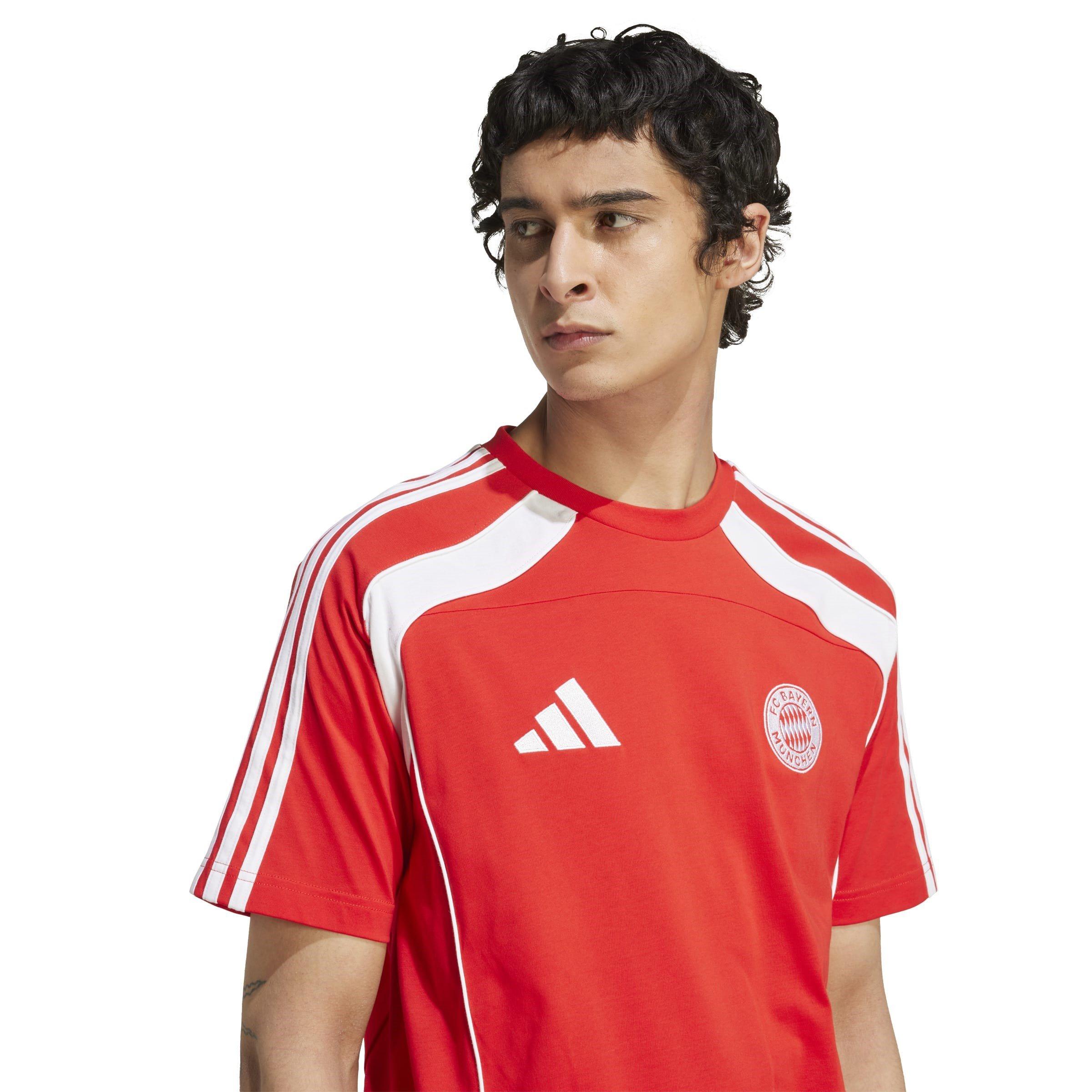 Vermelho/Branco - adidas - Bayern Munich UBP T-Shirt Adults - 5