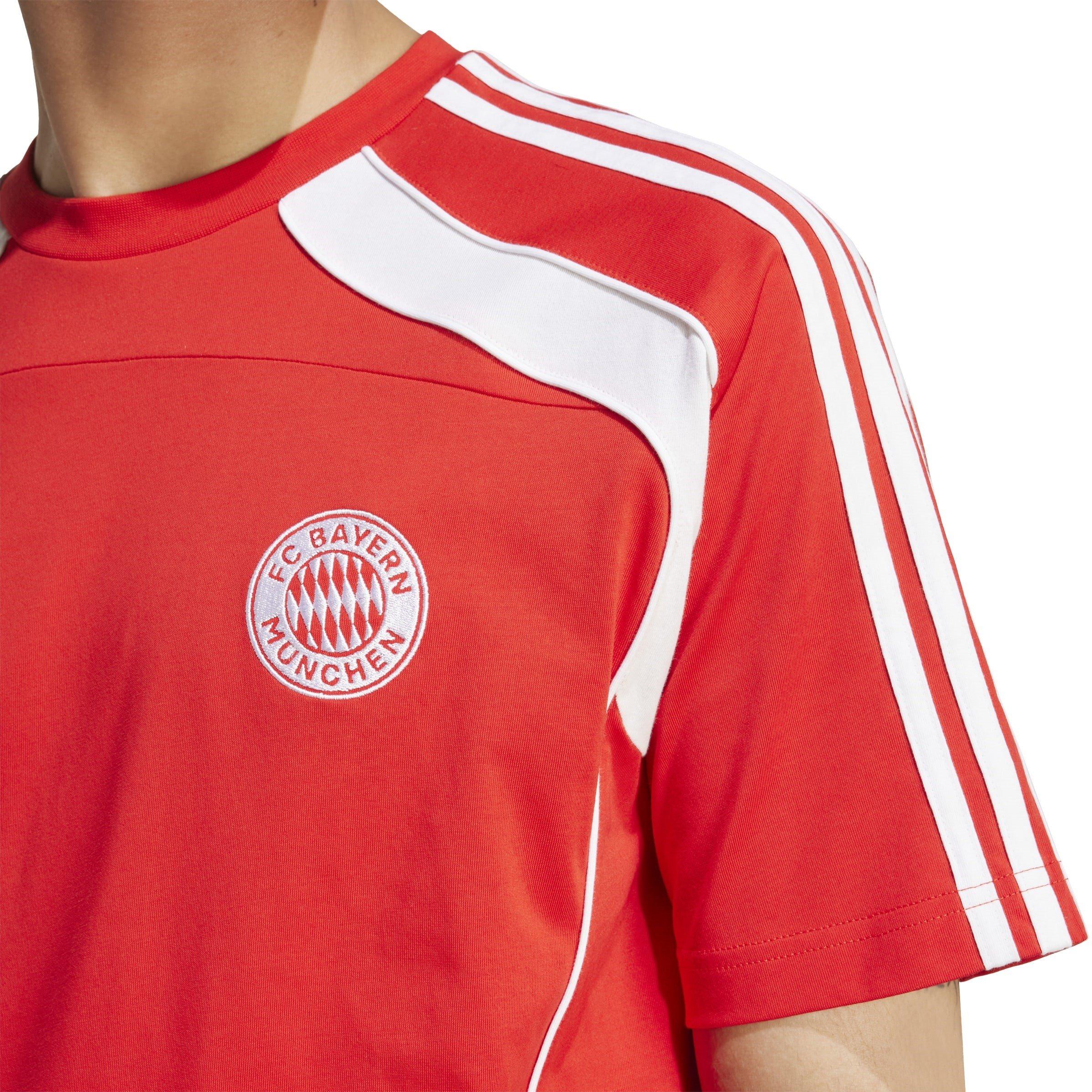 Vermelho/Branco - adidas - Bayern Munich UBP T-Shirt Adults - 6