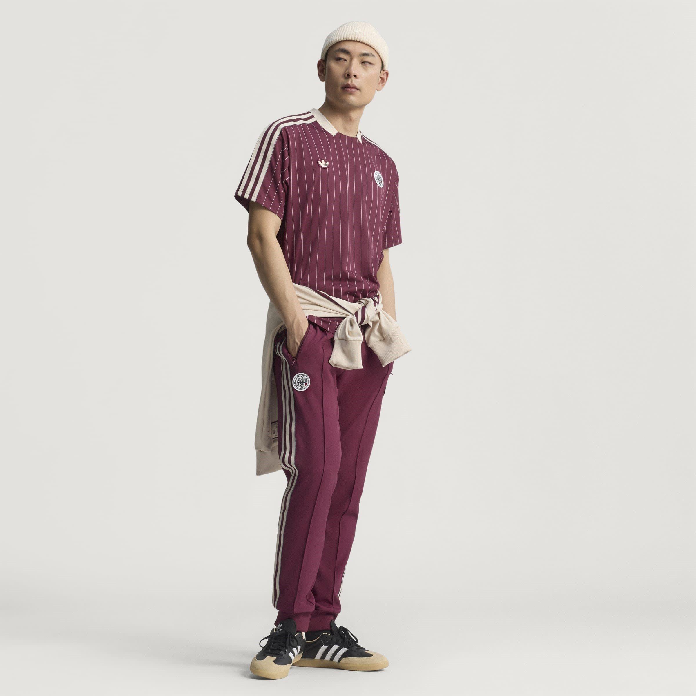 Bourgondië - adidas - Ajax Originals Icons T-Shirt Adults - 14