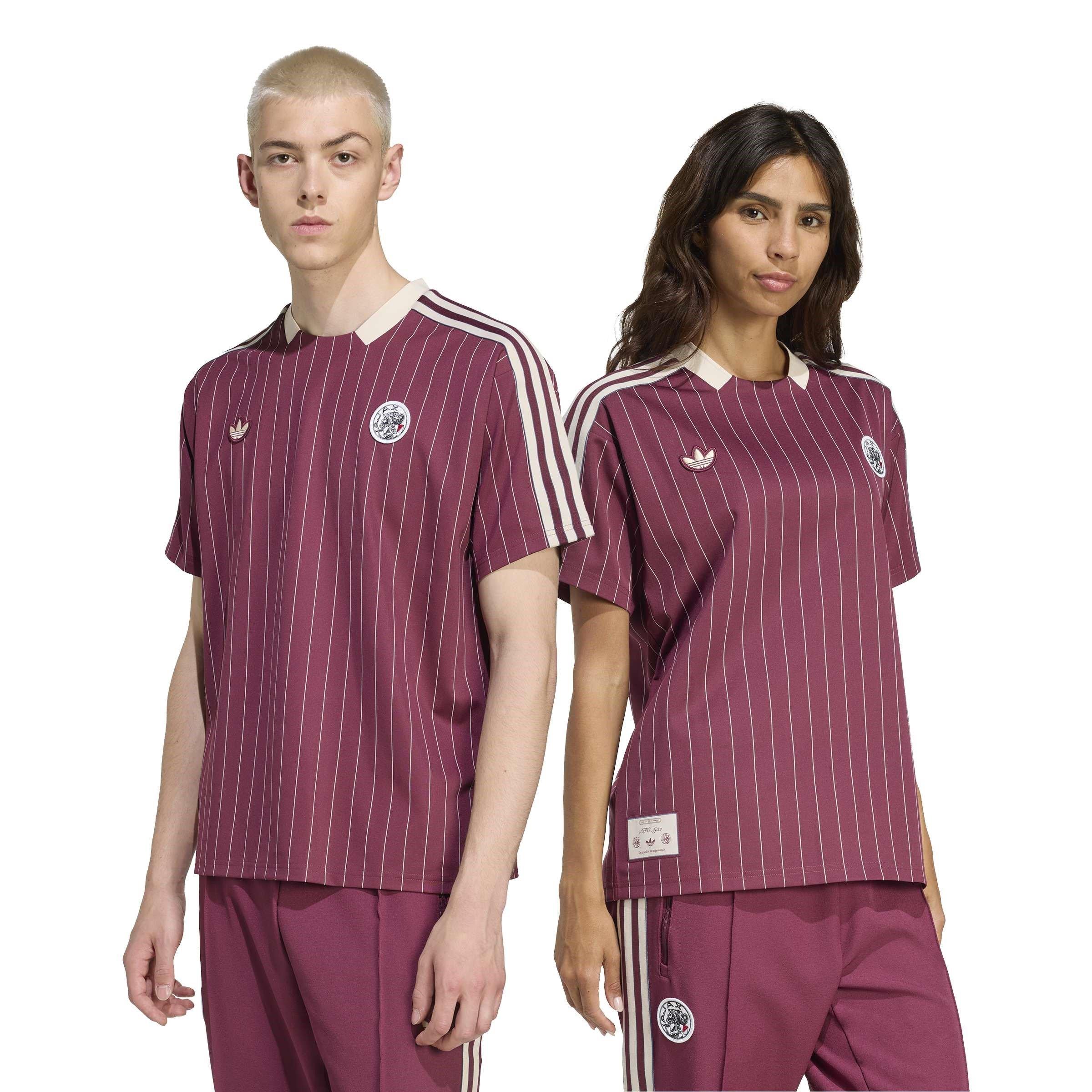 Bourgondië - adidas - Ajax Originals Icons T-Shirt Adults - 3