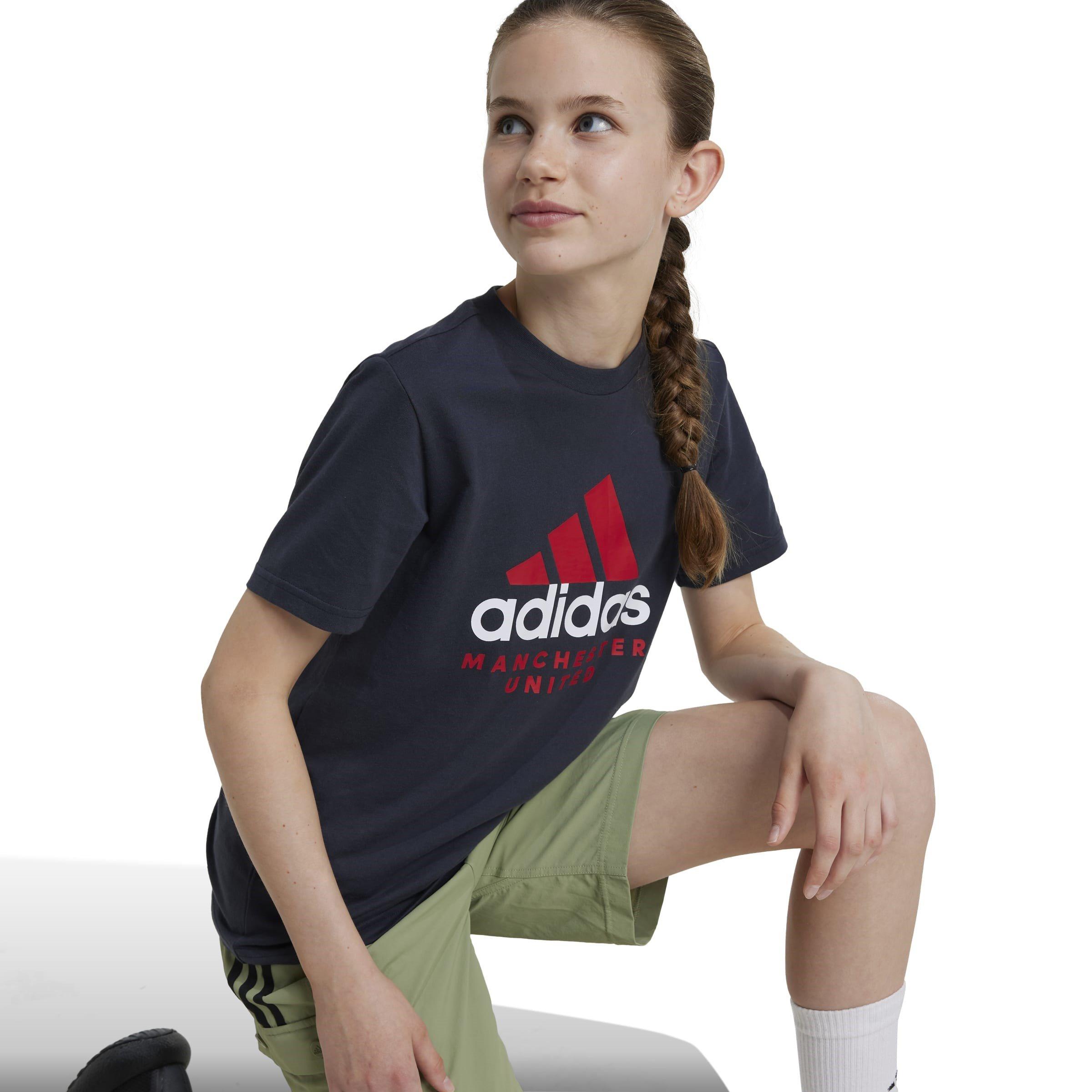 Grey - adidas - Manchester United T-Shirt Juniors - 5
