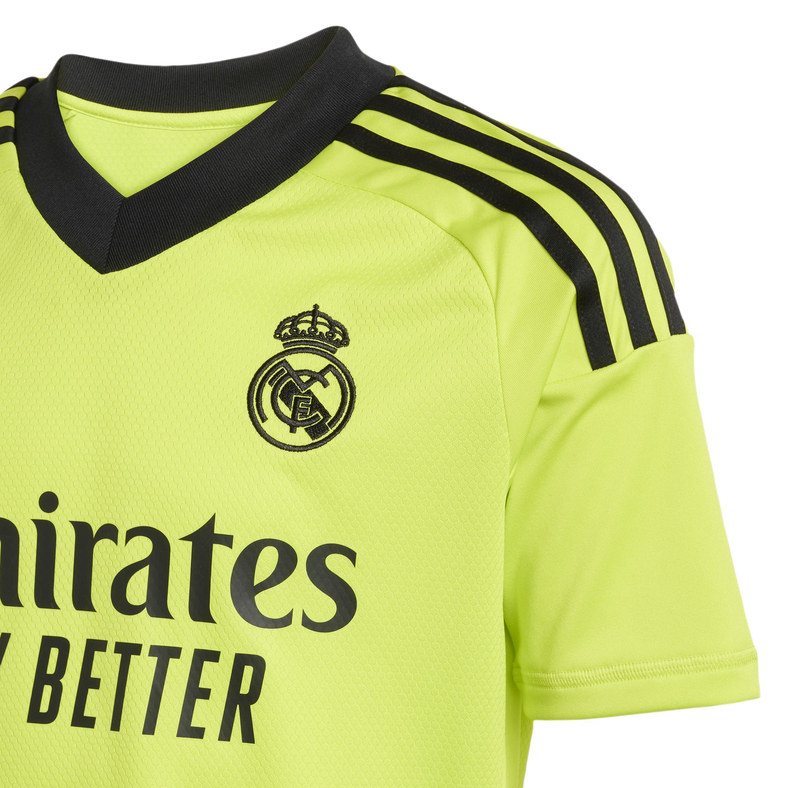 Solar Yellow - adidas - Real Madrid Third Goalkeeper Shirt 24/25 Juniors - 3