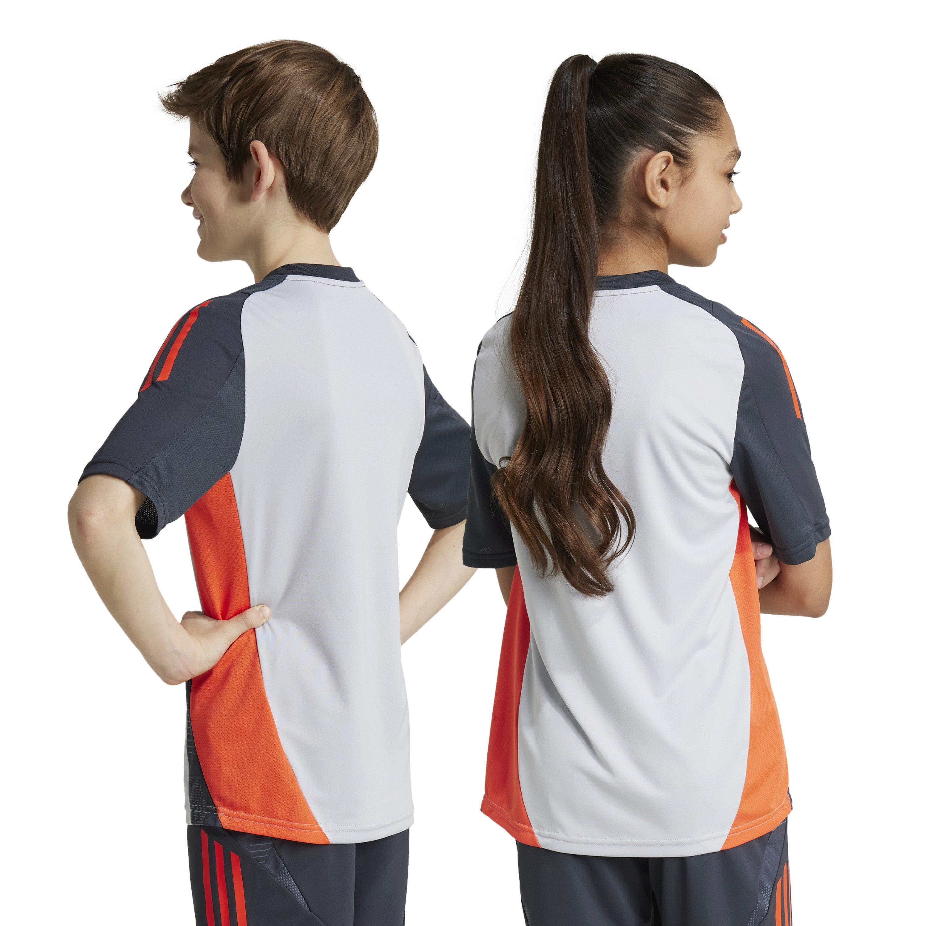 Lys Solid Grå - adidas - Slb Tr Jsy Y T-Shirt Unisex Kids - 4