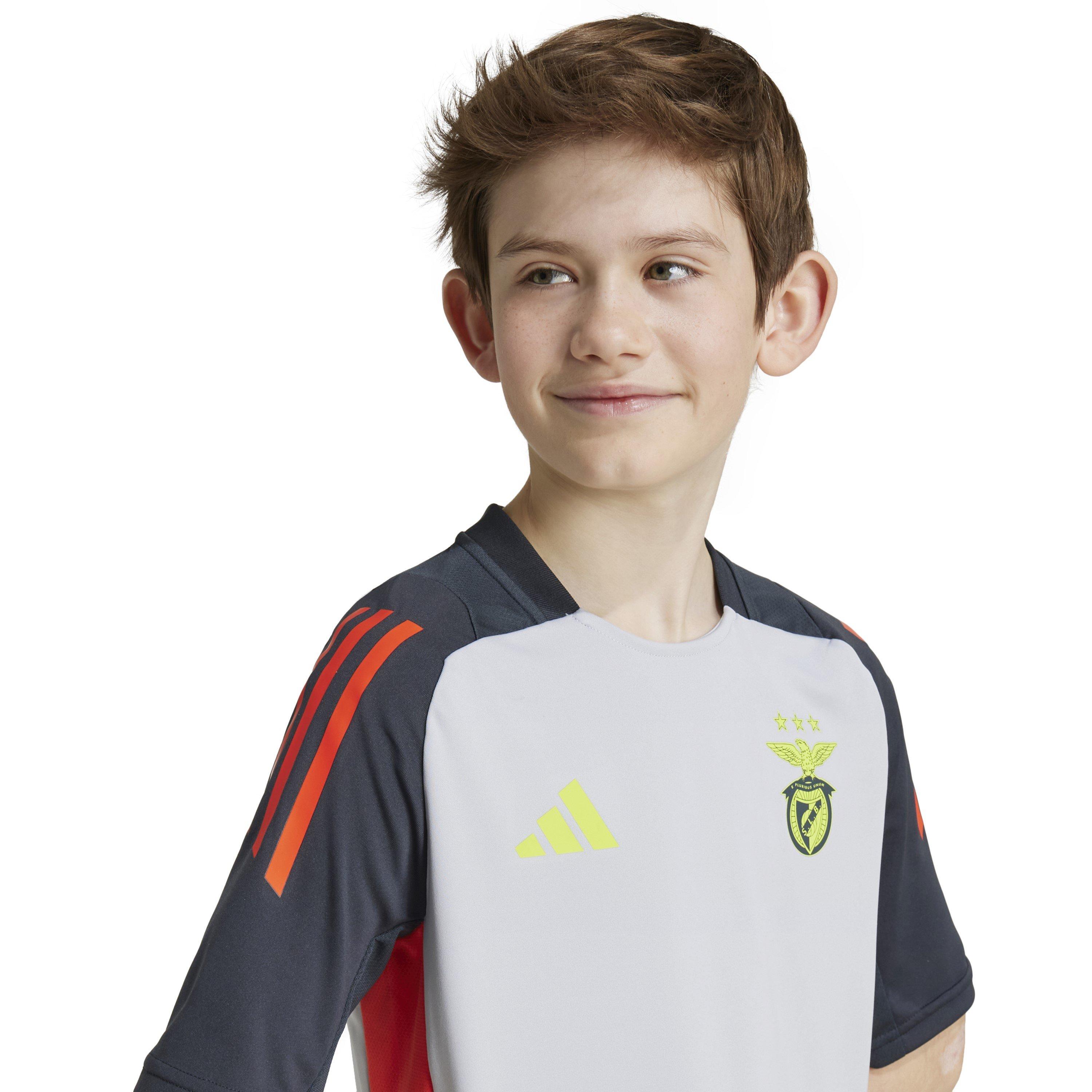 Lys Solid Grå - adidas - Slb Tr Jsy Y T-Shirt Unisex Kids - 5