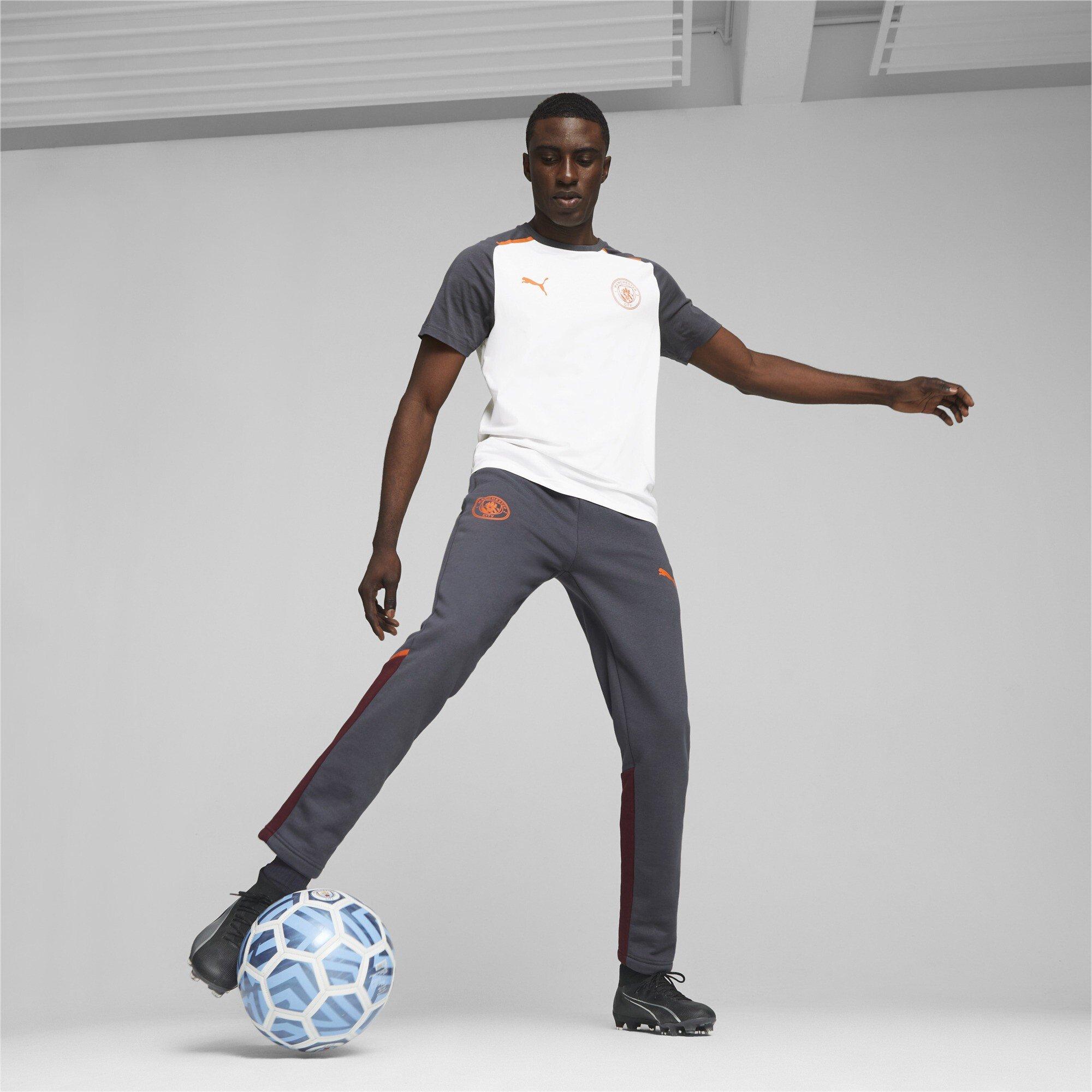 Strong Grey - Puma - Mcfc Casuals Pants Tracksuit Bottom Mens - 7